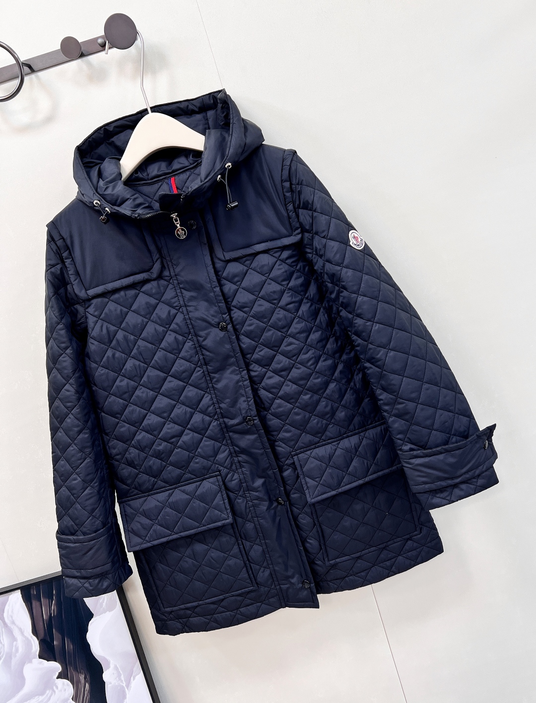 🆕MONCLER 25Fw早秋新款菱格夹棉薄款棉服长款外套丨⚠独家高版出品!极简主义设计高级又时髦!休闲