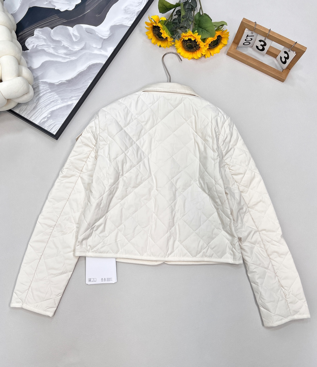 🆕Moncler2025新款菱格翻领羽绒棉服，定制YB进口防风防水尼龙材质 其工艺还原 升级材质 提升秋