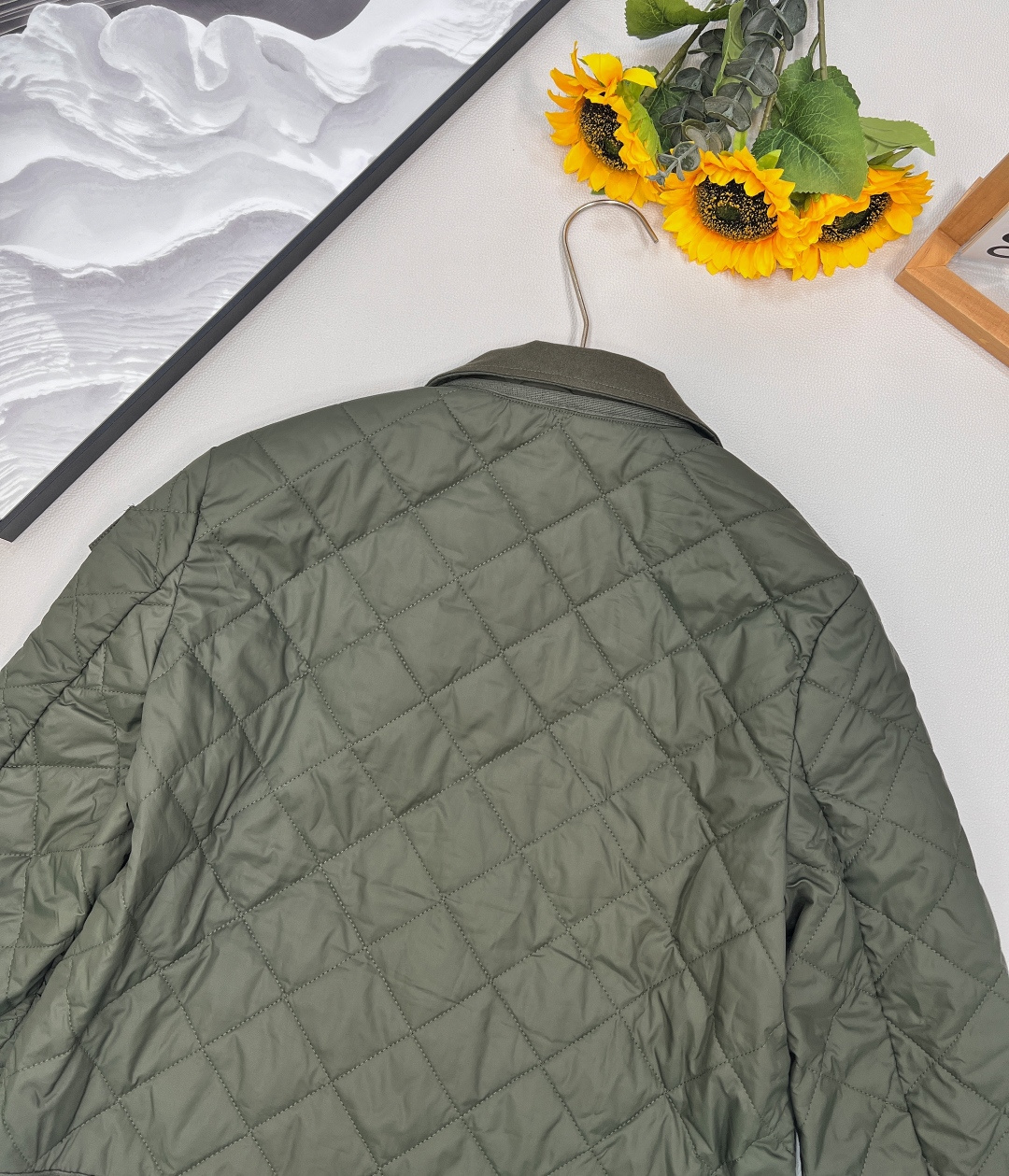 🆕Moncler2025新款菱格翻领羽绒棉服，定制YB进口防风防水尼龙材质 其工艺还原 升级材质 提升秋