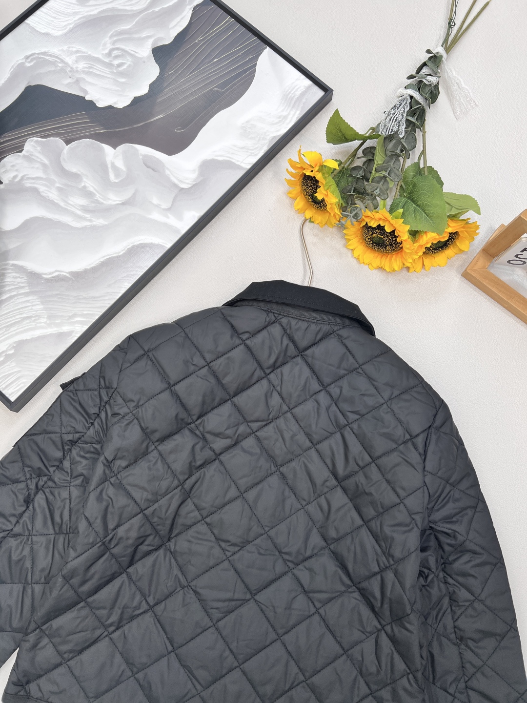 🆕Moncler2025新款菱格翻领羽绒棉服，定制YB进口防风防水尼龙材质 其工艺还原 升级材质 提升秋