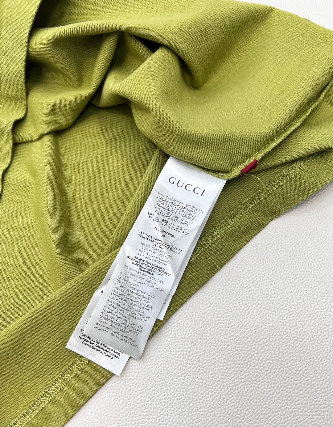 🆕GucciSS新款重工炒色印花圆领短袖T恤，定制YB原生全棉材质 透气舒适 质感十足 宽松短袖T恤裁剪