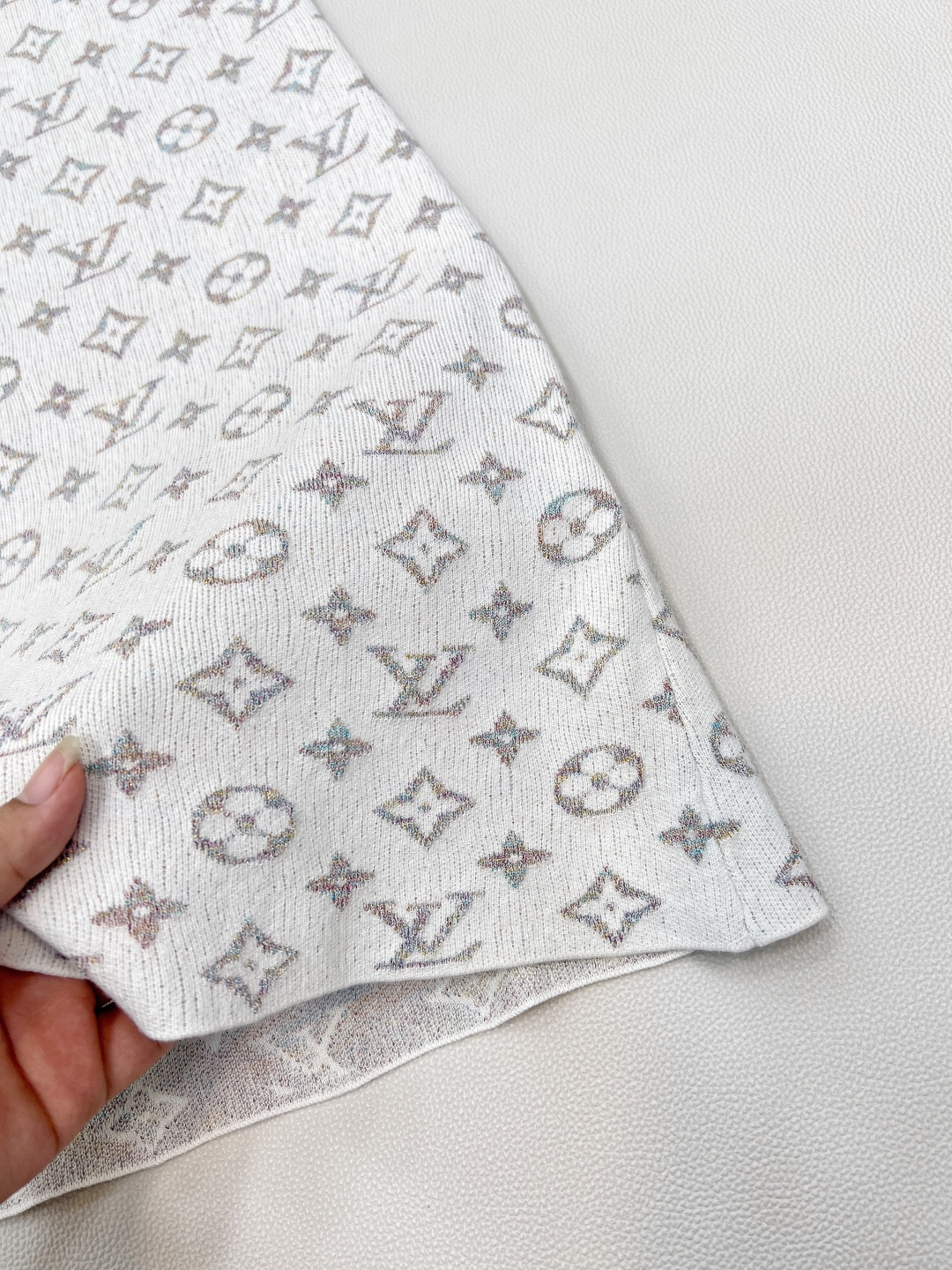 🆕Louis Vuitton新款彩色提花链条针织背心裙，定制YB进口纱线织造 质感上乘 穿搭舒适 圆领针