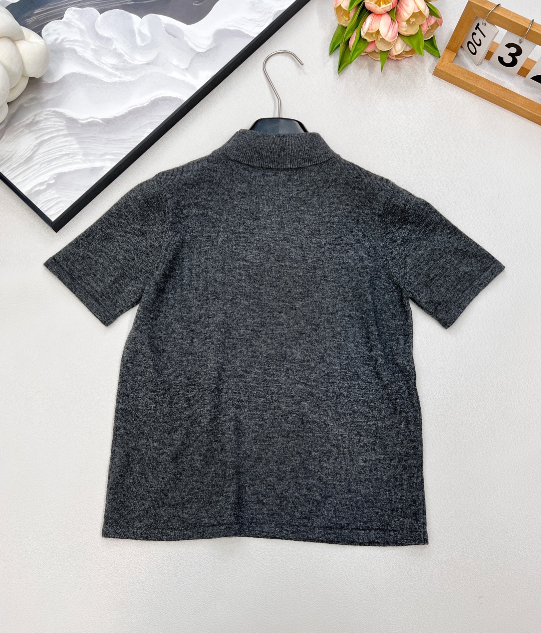 🆕Miumiu25Fw早秋新款miu式复古羊毛针织短袖上衣丨⚠独家yb开发！高版出品！入秋的最佳实穿选手