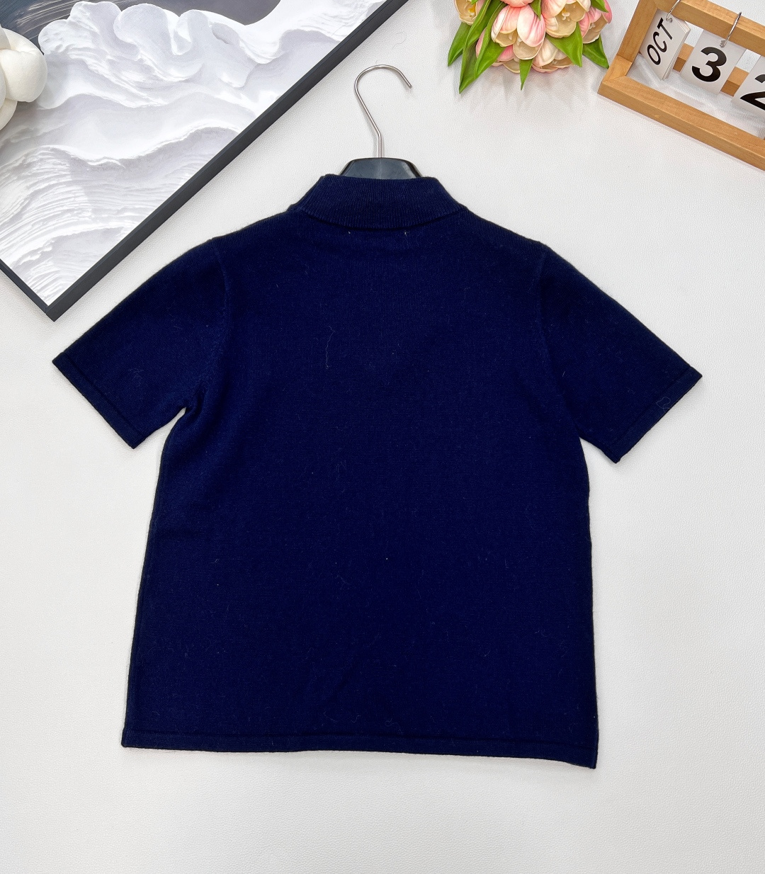 🆕Miumiu25Fw早秋新款miu式复古羊毛针织短袖上衣丨⚠独家yb开发！高版出品！入秋的最佳实穿选手