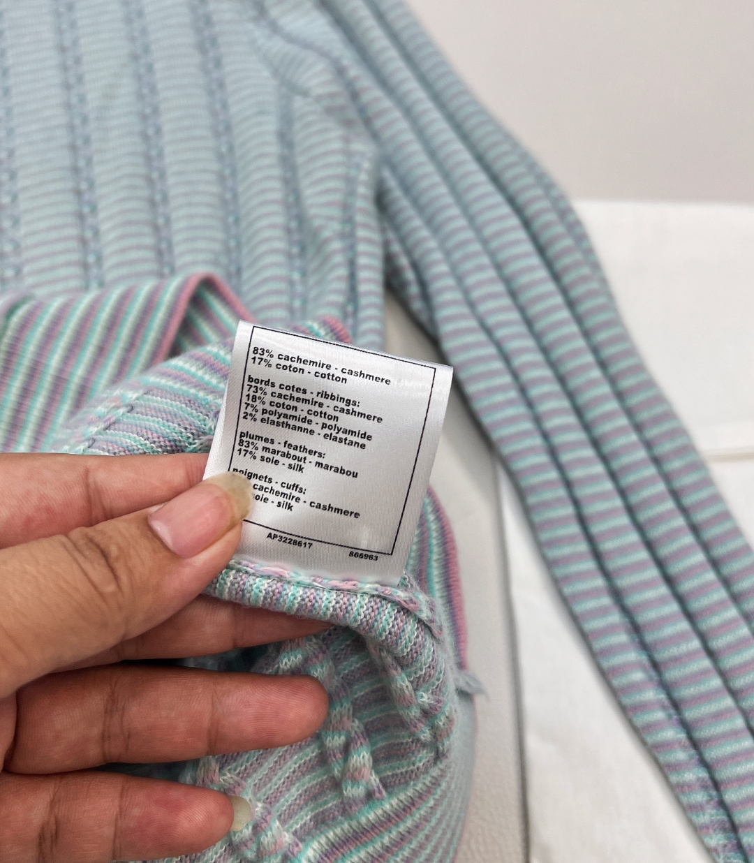 🆕Chanel25B高级手工坊系列新款口袋修身羊绒针织开衫丨⚠独家yb开发！高版出品！染色特种羊毛纱线，