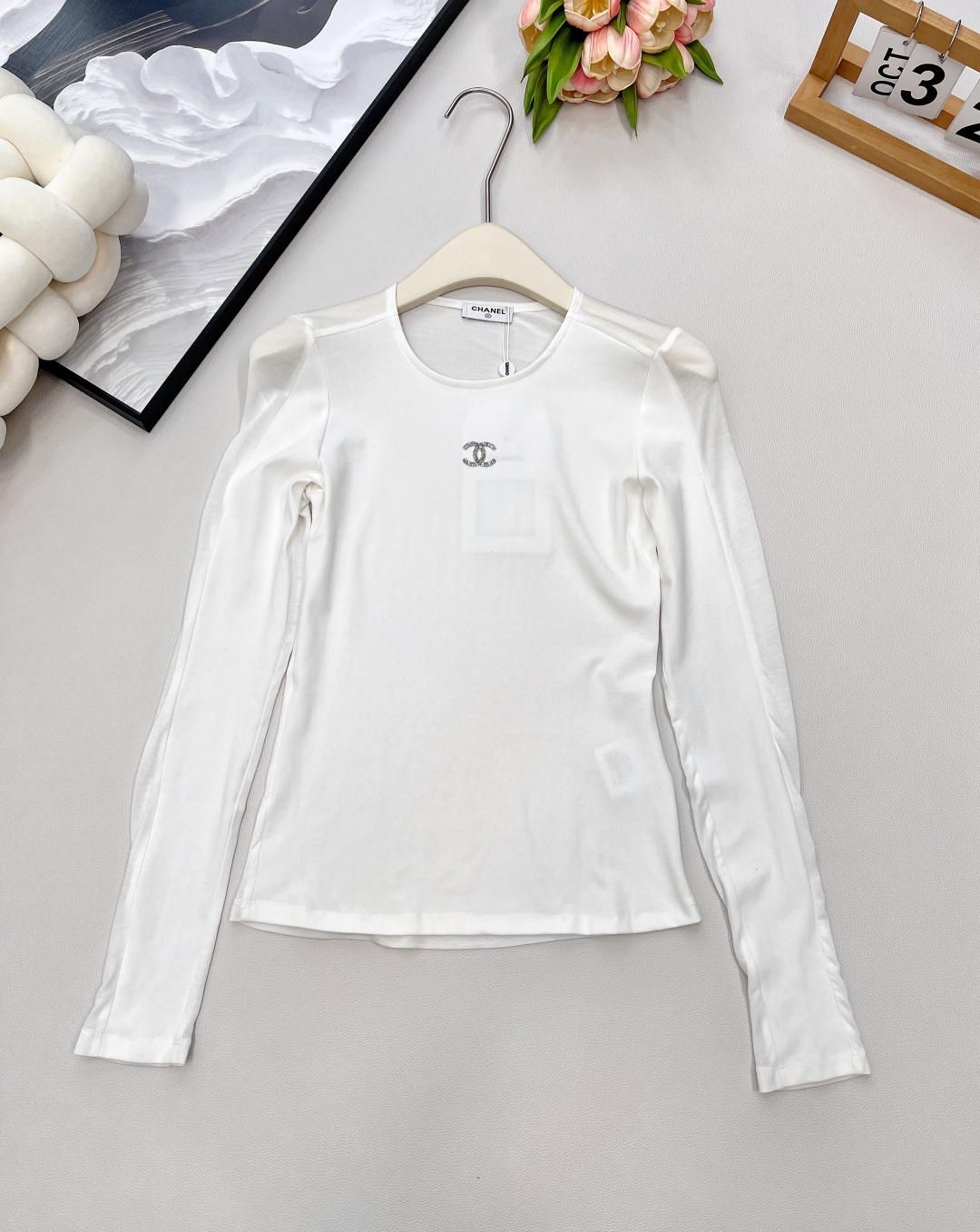 🆕Chanel25Fw早秋新款微标长袖打底T恤衫丨⚠独家高版出品！整件细节做工精致 经典又耐看让人一看就