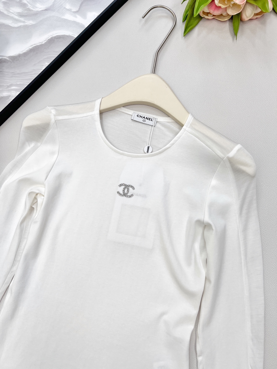 🆕Chanel25Fw早秋新款微标长袖打底T恤衫丨⚠独家高版出品！整件细节做工精致 经典又耐看让人一看就