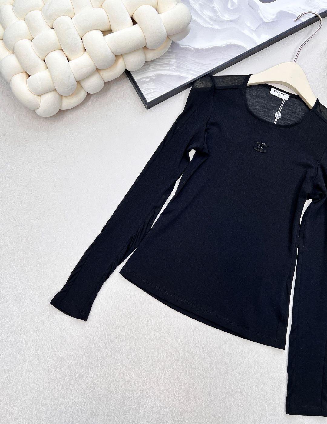 🆕Chanel25Fw早秋新款微标长袖打底T恤衫丨⚠独家高版出品！整件细节做工精致 经典又耐看让人一看就