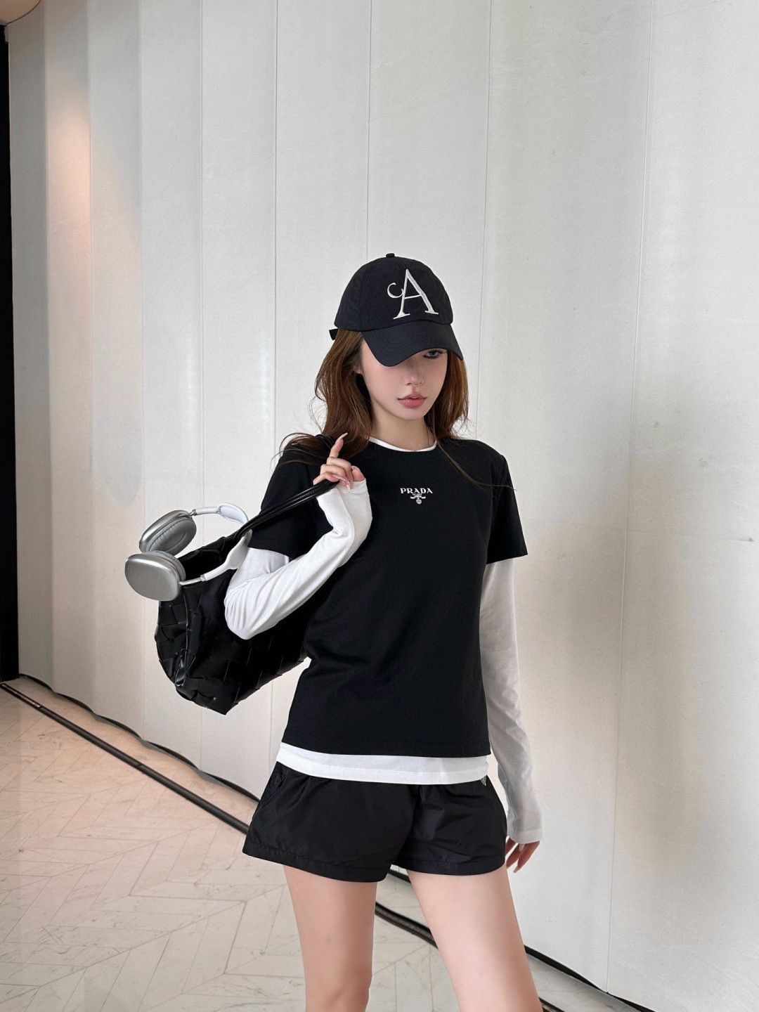 NO:459873,Black and white classic color scheme simple and high-end, alexander wang19860909黑白经典配色 简约高级,,alexander wang,Women's clothing