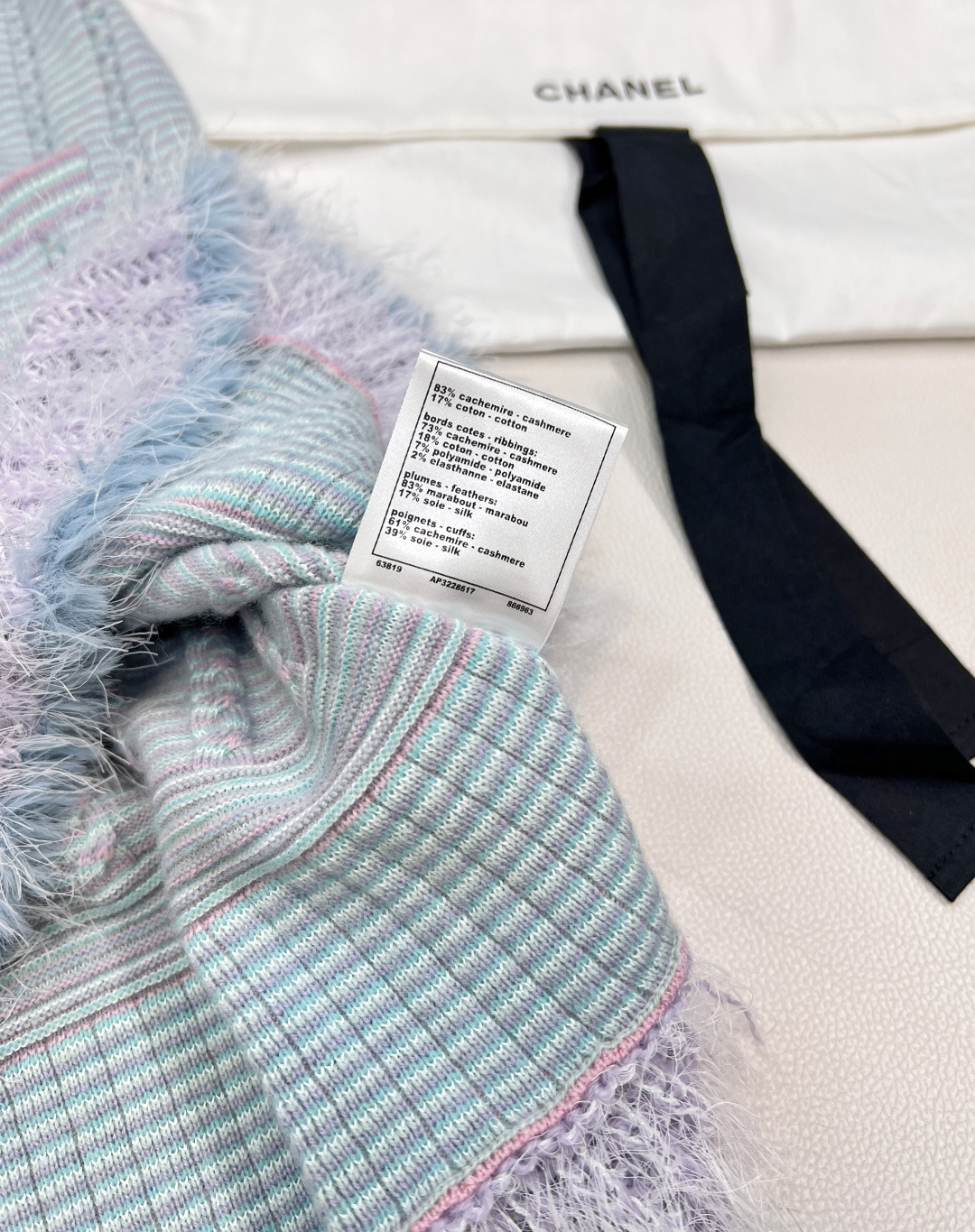 🆕CHANEL2025新款流须撞色针织短袖连衣裙，定制YB羊绒纱线织造 柔软亲肤 舒适有型 圆领短袖连衣
