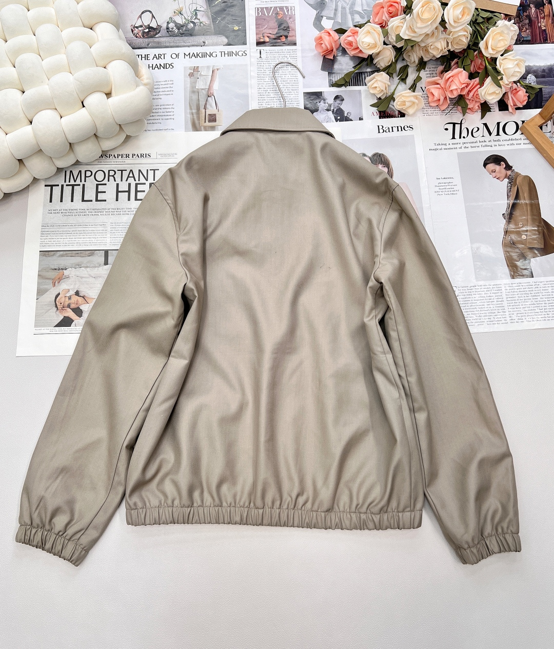 🆕Celine2025SS新款刺绣徽标衔棉夹克外套，定制YB进口丝棉材质 质感细腻 垂感十足 穿搭更为舒