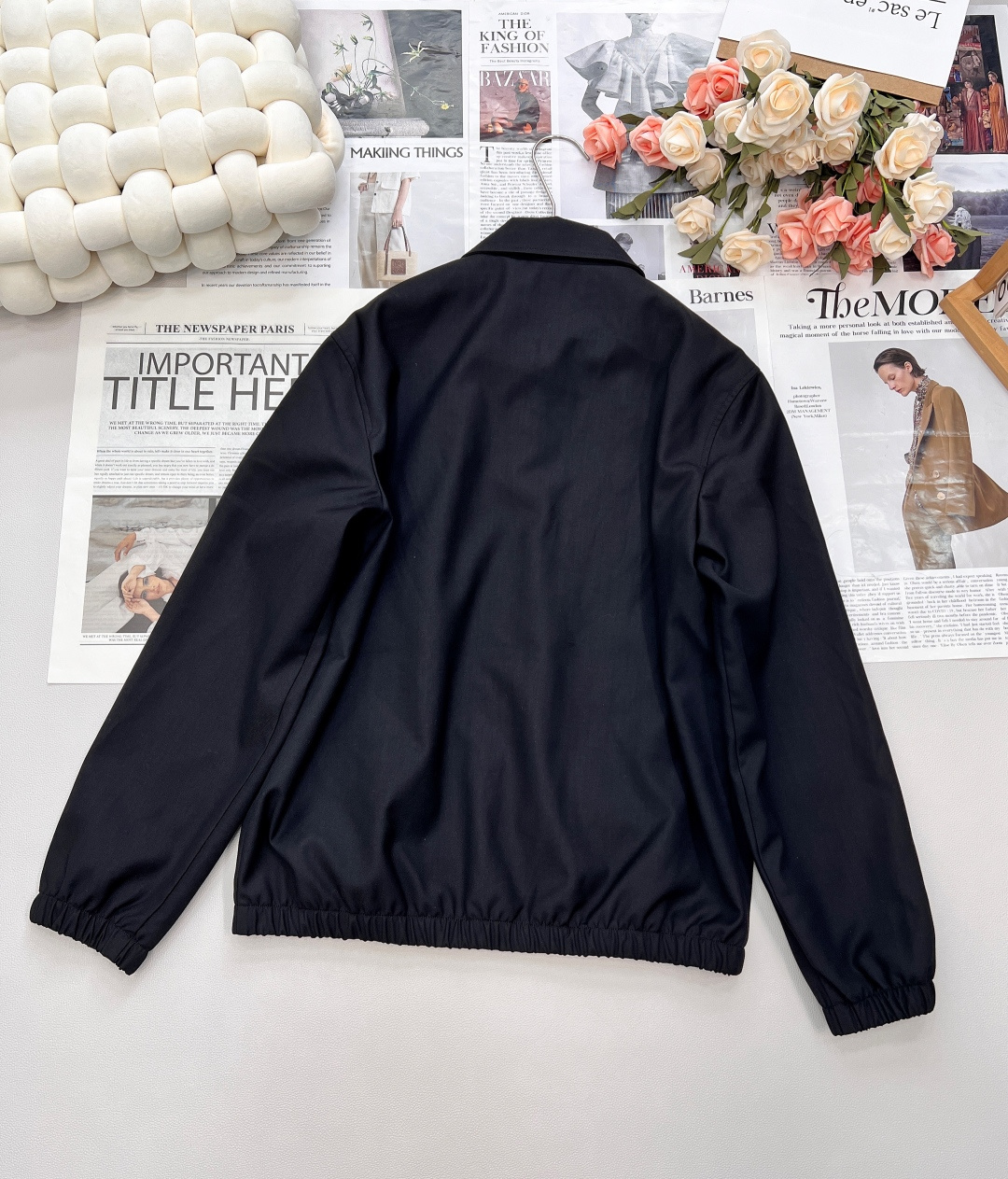 🆕Celine2025SS新款刺绣徽标衔棉夹克外套，定制YB进口丝棉材质 质感细腻 垂感十足 穿搭更为舒