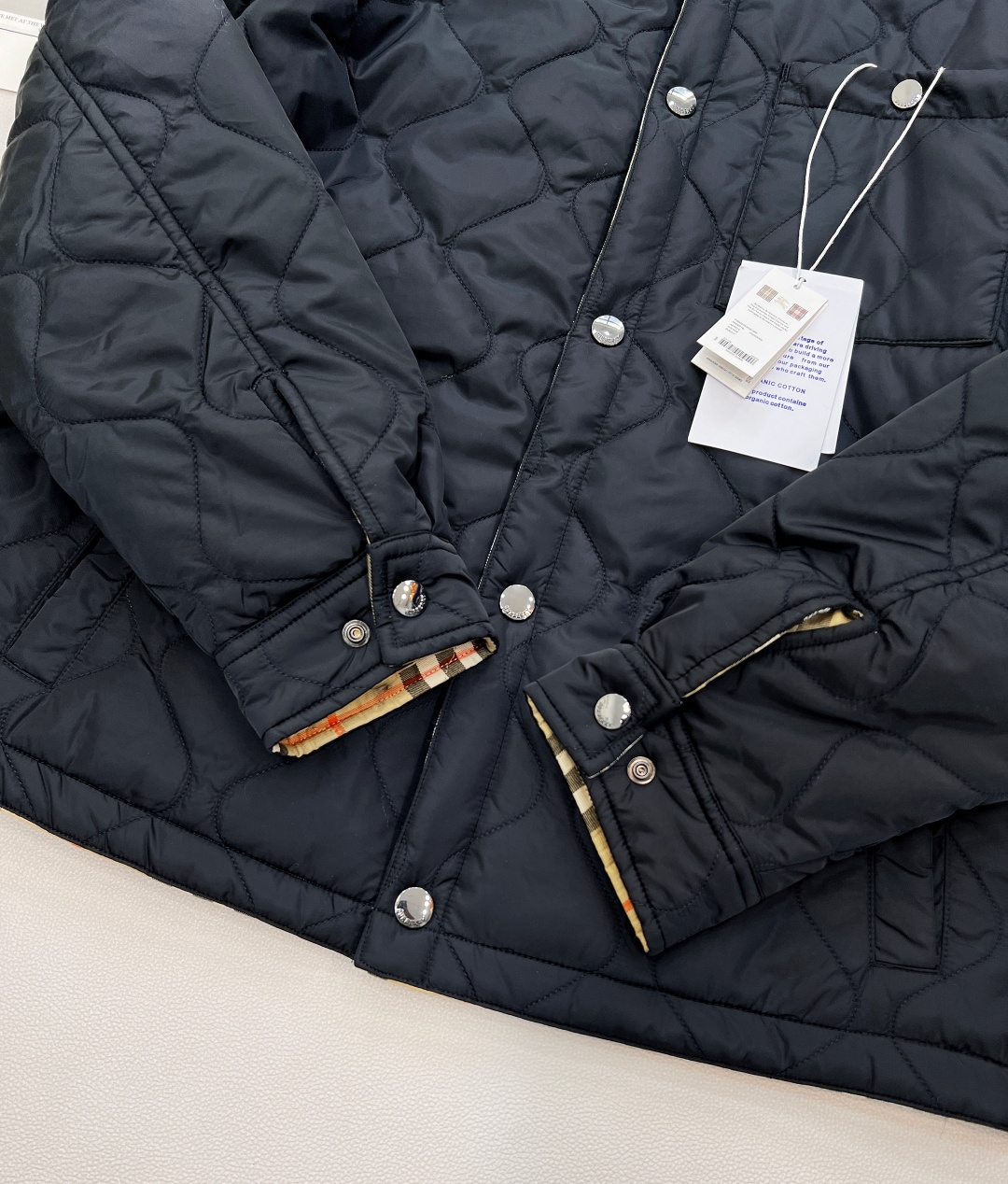 🆕 BUEBERRY 双面穿Vintage 格纹棉服外套复古菱格格纹夹棉，双面穿格纹复古的时髦 ，永远都