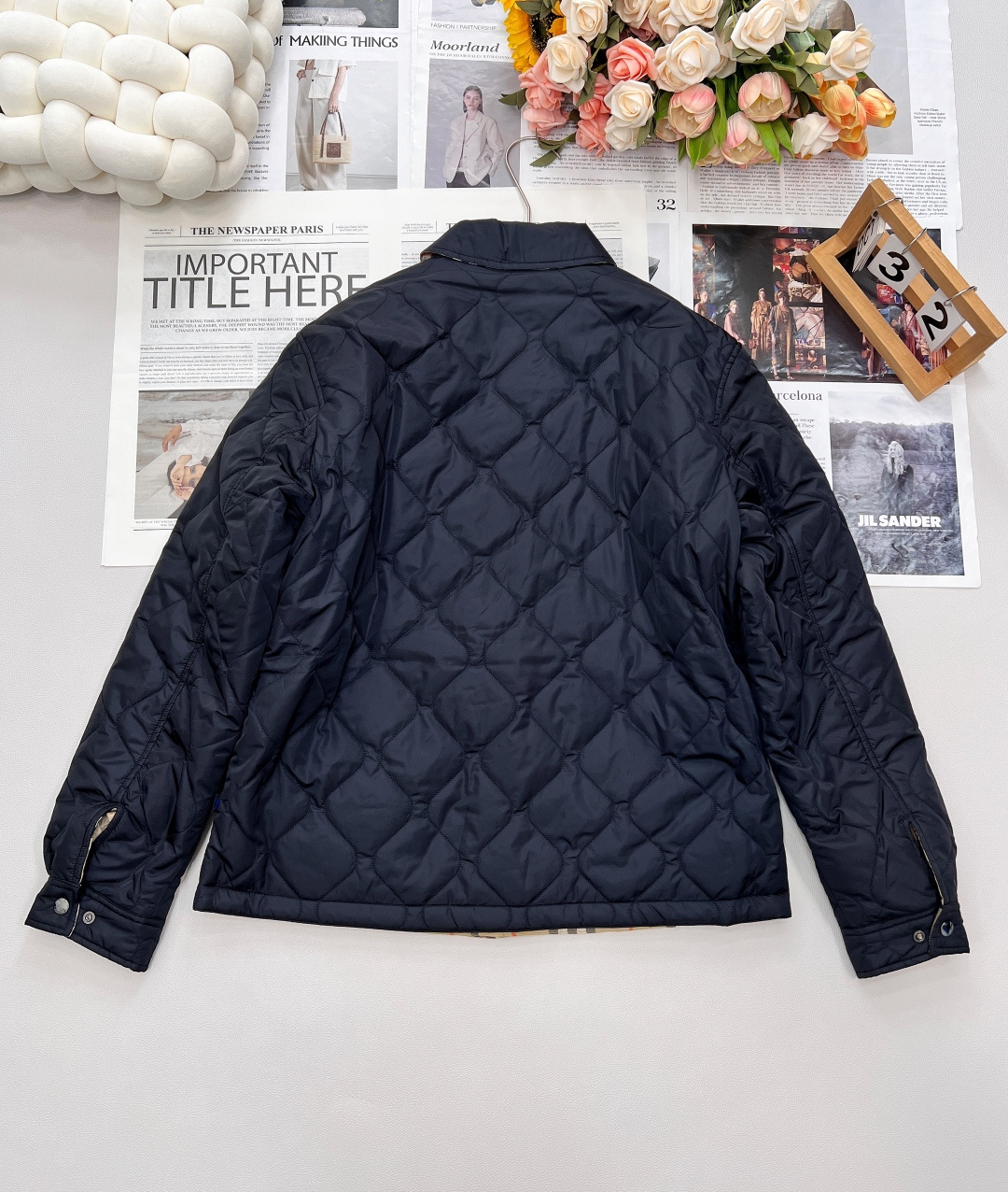 🆕 BUEBERRY 双面穿Vintage 格纹棉服外套复古菱格格纹夹棉，双面穿格纹复古的时髦 ，永远都