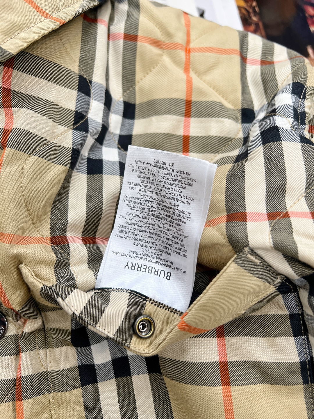 🆕 BUEBERRY 双面穿Vintage 格纹棉服外套复古菱格格纹夹棉，双面穿格纹复古的时髦 ，永远都