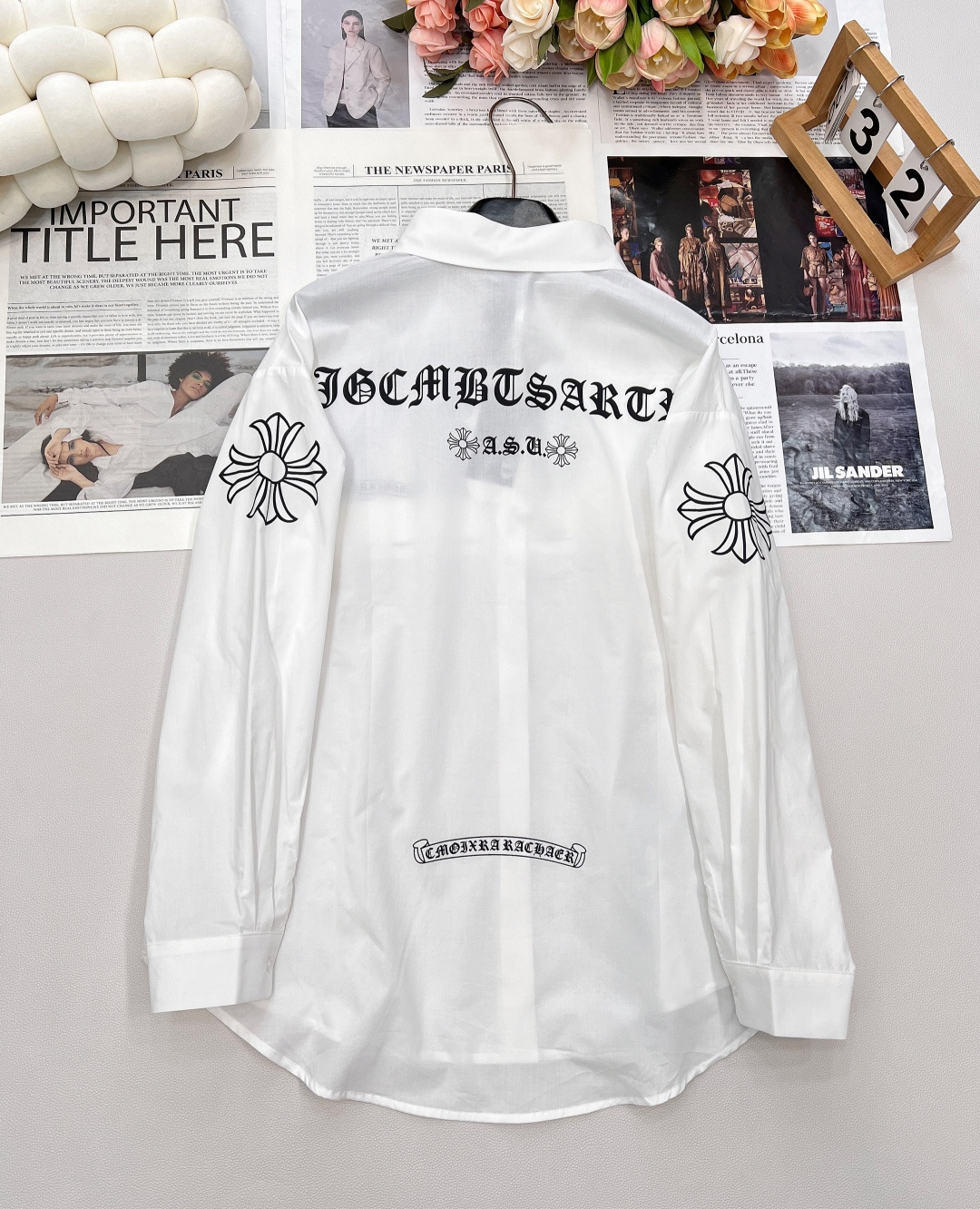 🆕Chrome Hearts 25SS💗新款克罗心衬衫！上身也太气质太好看了吧 独家款.无论是奢华还是质