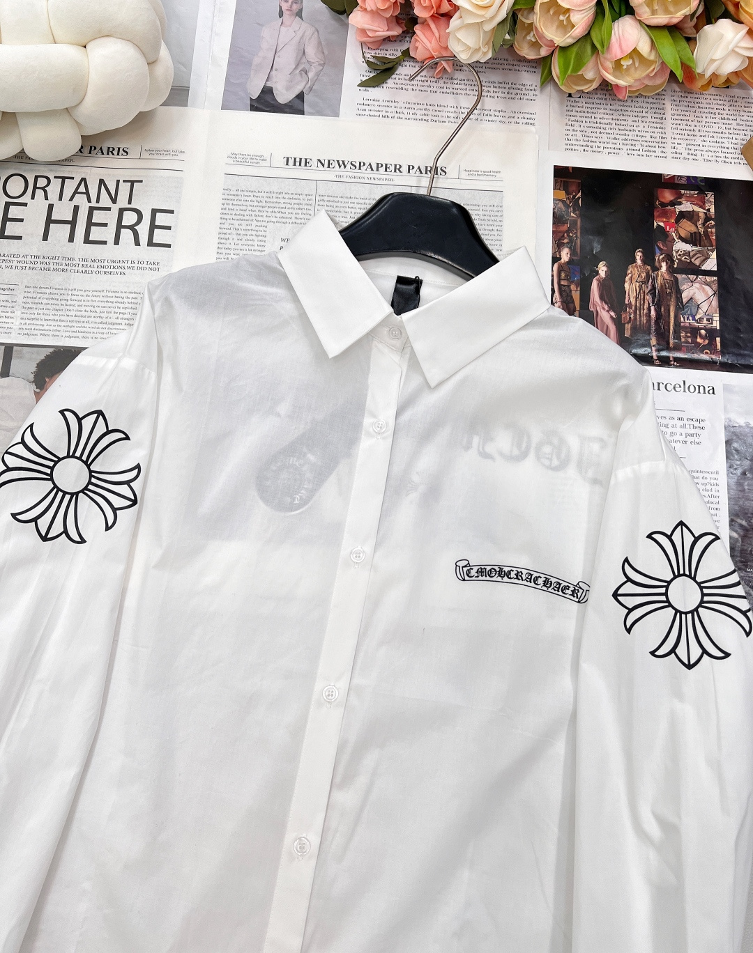 🆕Chrome Hearts 25SS💗新款克罗心衬衫！上身也太气质太好看了吧 独家款.无论是奢华还是质