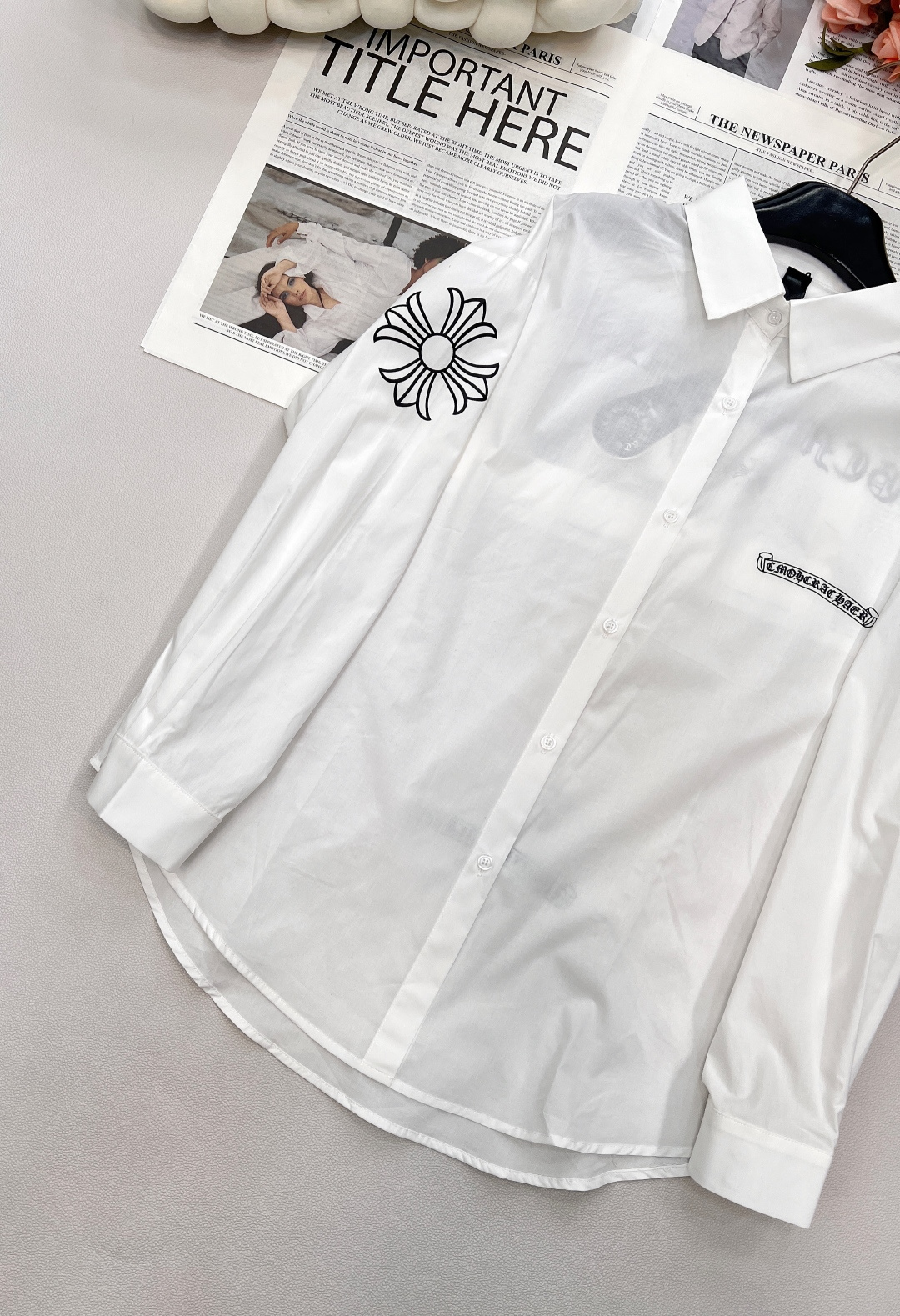 🆕Chrome Hearts 25SS💗新款克罗心衬衫！上身也太气质太好看了吧 独家款.无论是奢华还是质