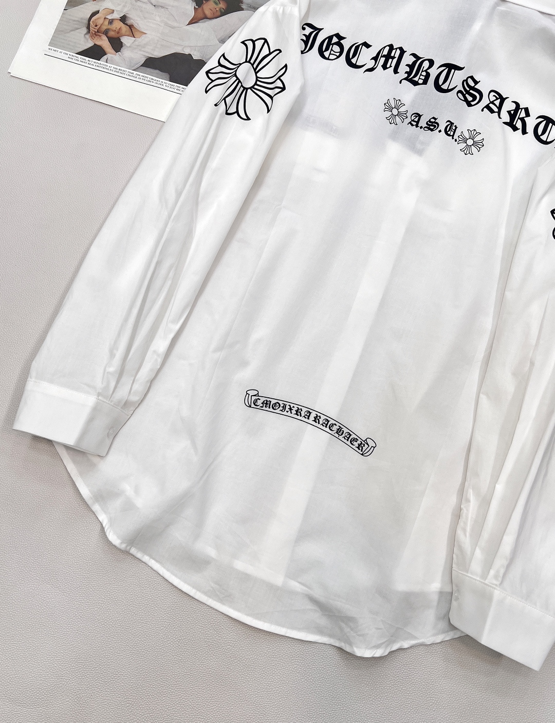 🆕Chrome Hearts 25SS💗新款克罗心衬衫！上身也太气质太好看了吧 独家款.无论是奢华还是质