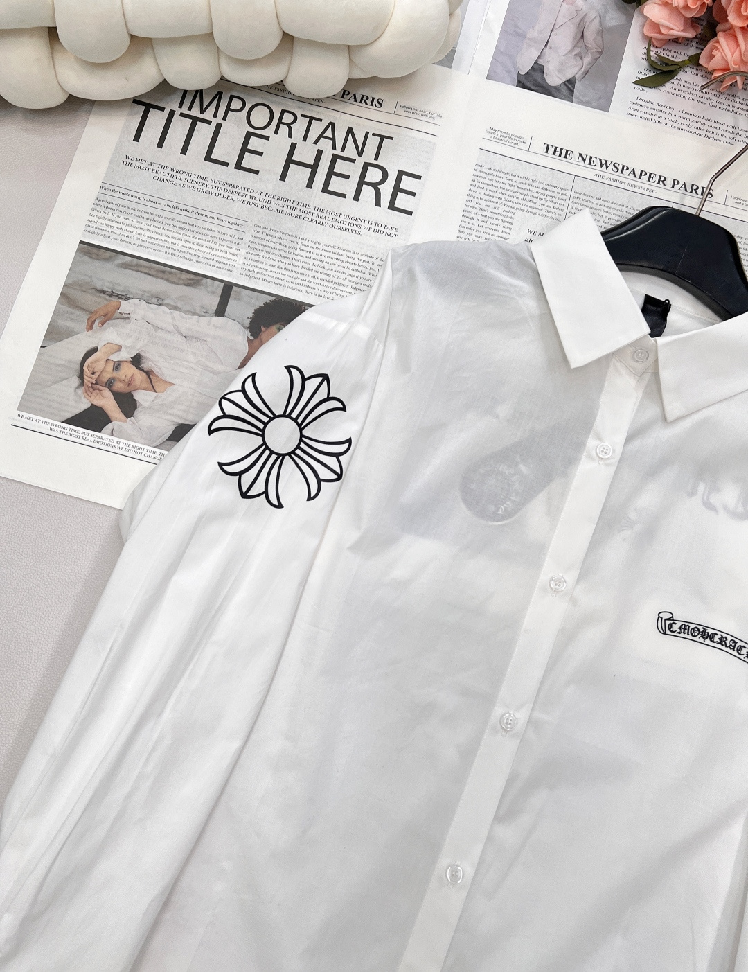 🆕Chrome Hearts 25SS💗新款克罗心衬衫！上身也太气质太好看了吧 独家款.无论是奢华还是质