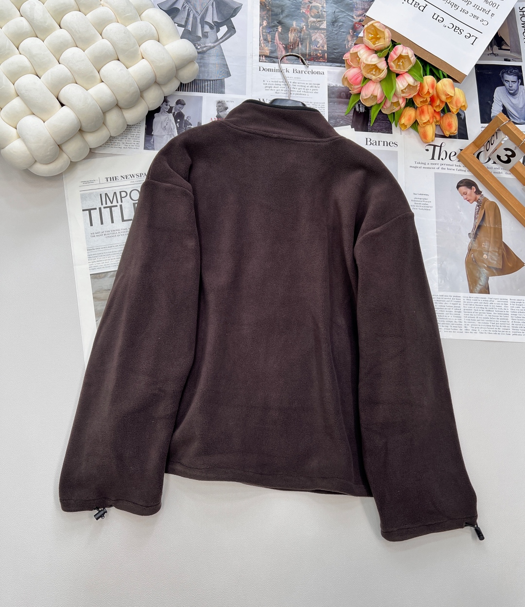 🆕MiumiuSS新款摇粒绒立领撞色拉链外套,定制YB进口摇粒绒材质 质感柔软舒适 亲肤保暖 换季叠穿