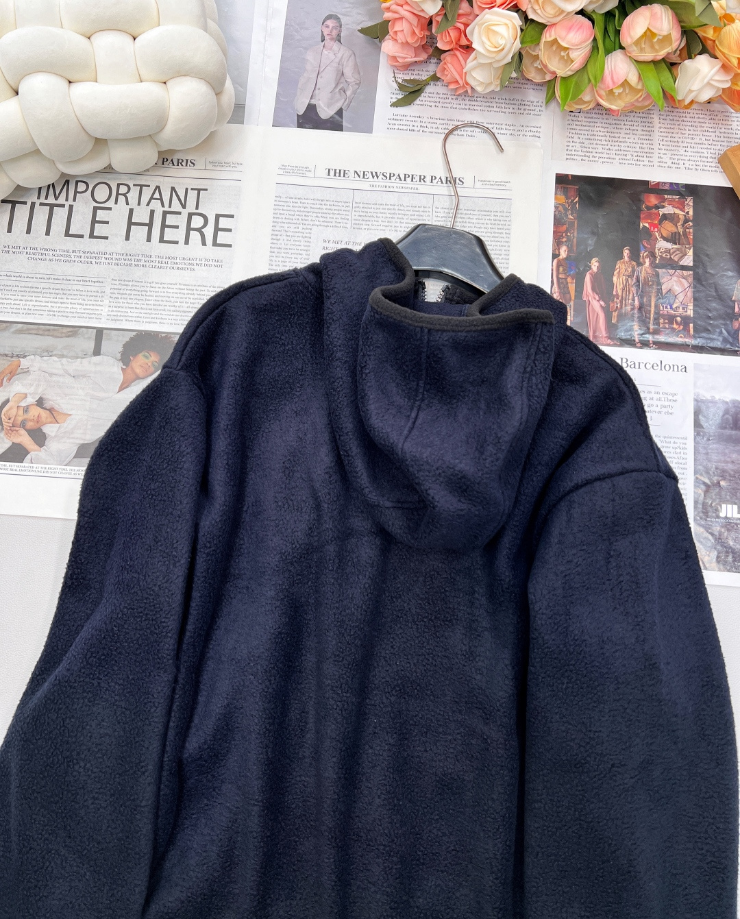 🆕Miumiu2025SS新款摇粒绒连帽拉链外套，定制YB进口摇粒绒材质 质感柔软舒适 亲肤保暖 换季叠