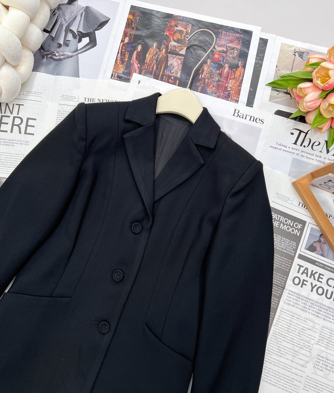 🆕 Dior新品上架翻领西服外套。定制YB进口材质 质感光泽 贴肤舒适垂顺翻领修身西服 高级纯色 搭配原