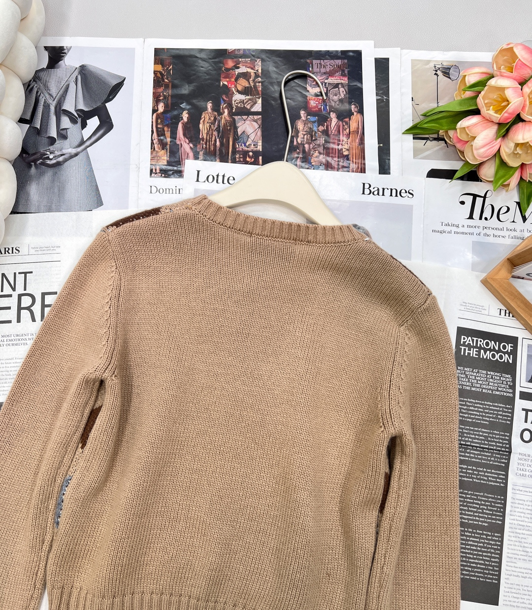 🆕Prada25Fw早秋新款拼色菱格挂毛logo针织衫丨⚠独家yb开发！高版出品！认准我家定染色系！10