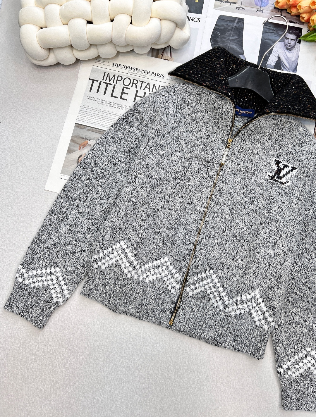 🆕 LOUIS VUITTON 联名Nigo系列Monogram花卉提花重工拉链开衫外套✨ 重磅合作，潮