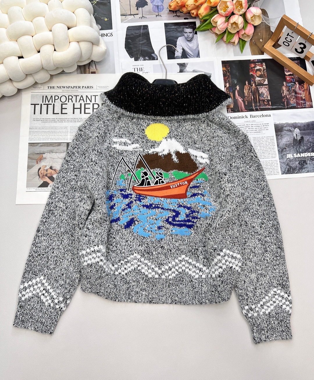 🆕 LOUIS VUITTON 联名Nigo系列Monogram花卉提花重工拉链开衫外套✨ 重磅合作，潮