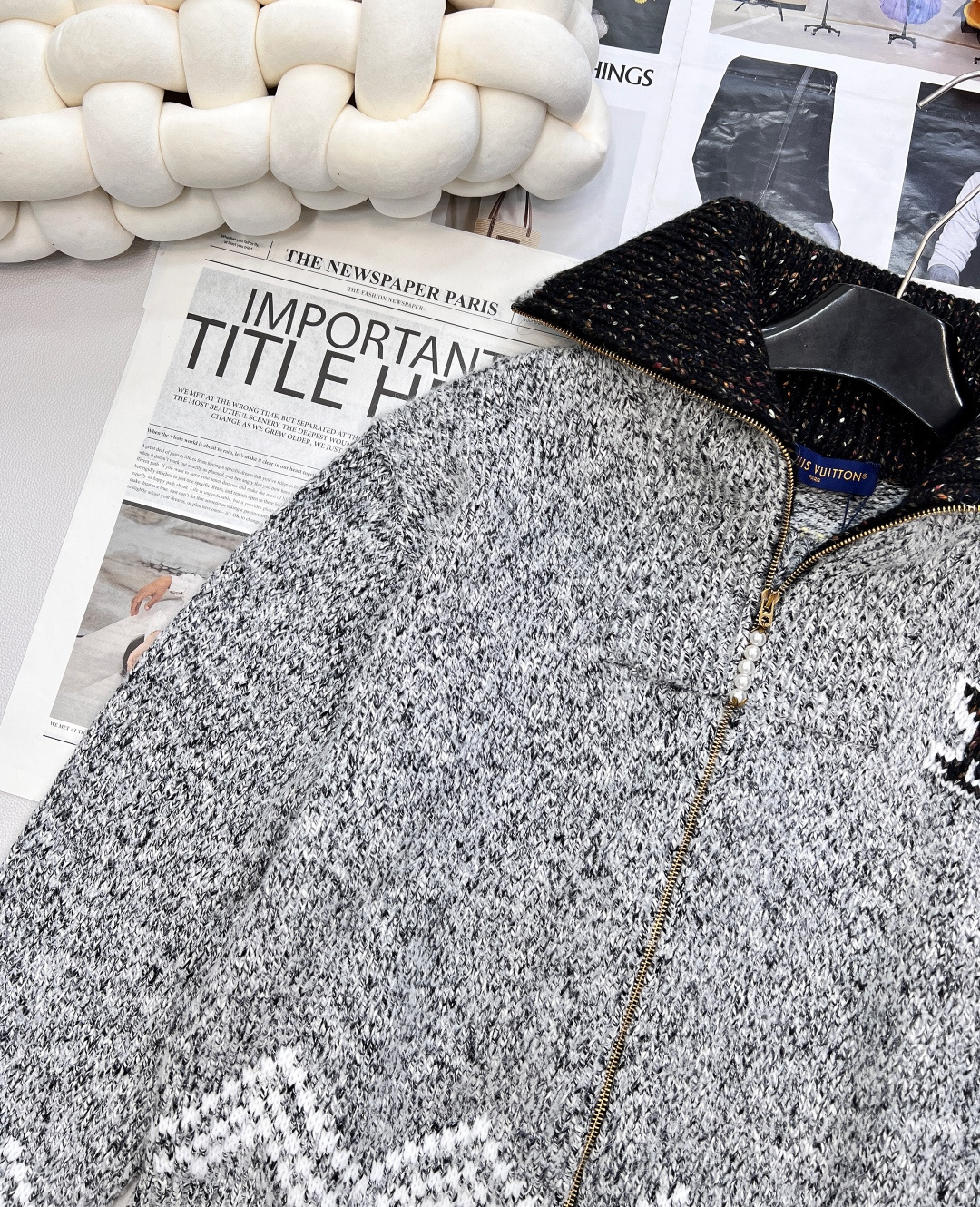 🆕 LOUIS VUITTON 联名Nigo系列Monogram花卉提花重工拉链开衫外套✨ 重磅合作，潮