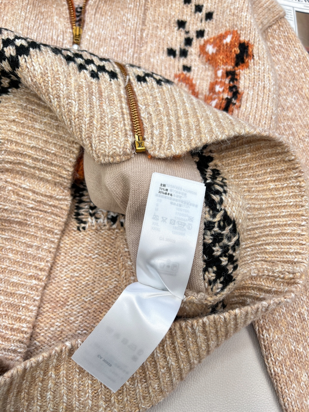 🆕 LOUIS VUITTON 联名Nigo系列Monogram钩花龙虾拉链开衫翻领外套✨钩花龙虾🦞邂逅