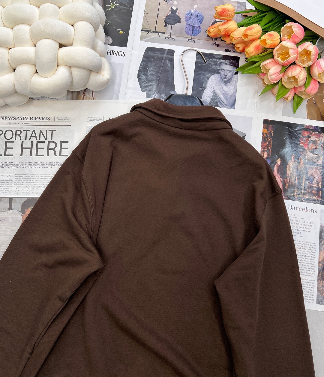 🆕Prada新款翻领拉链卫衣，定制YB原生全棉材质 质感高级 久洗不易变形起球 穿搭有型 精致翻领卫衣版