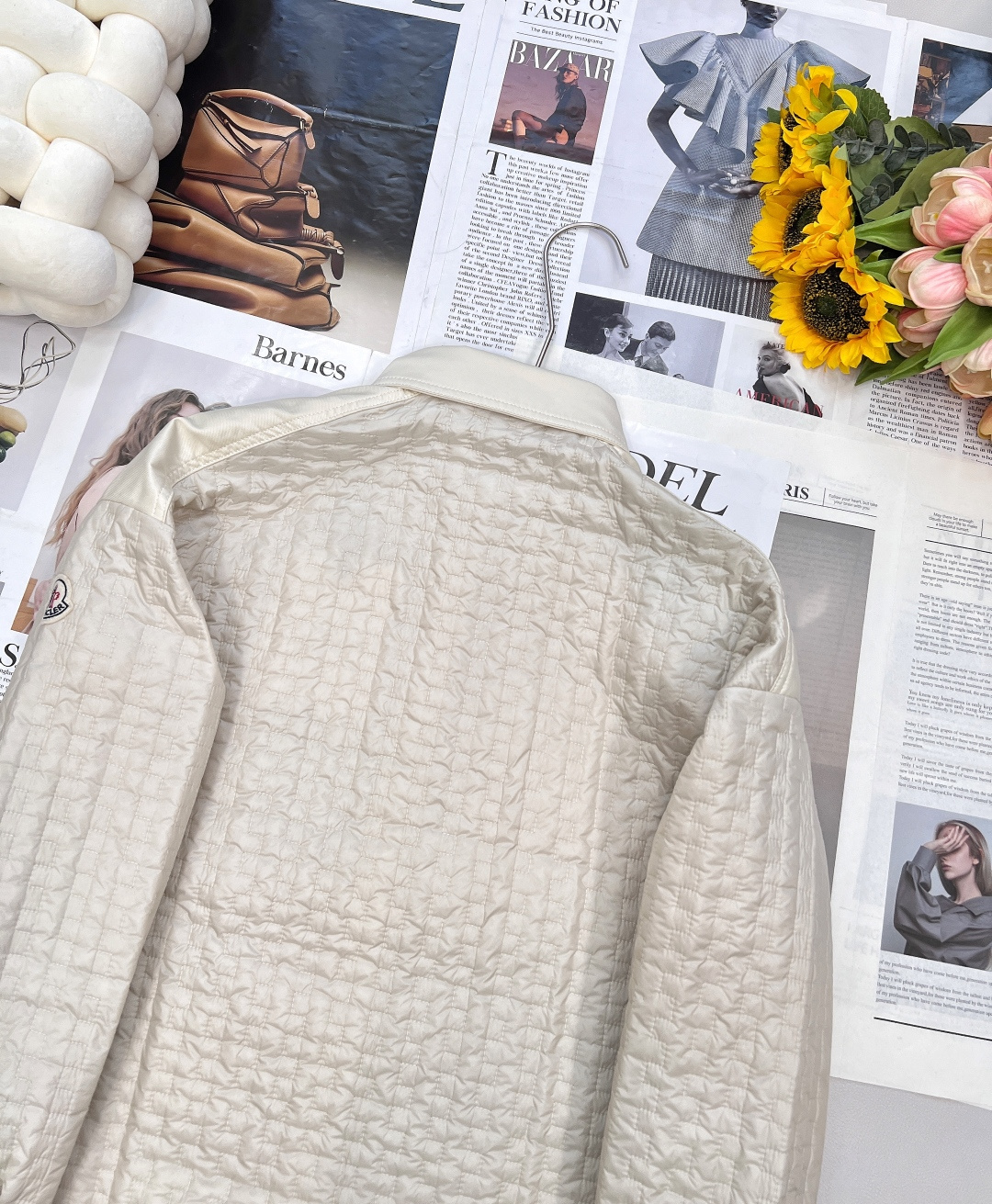 🆕Moncler2025SS新款菱格翻领薄款棉服，定制YB进口防风防水尼龙材质 其工艺还原 升级材质 提