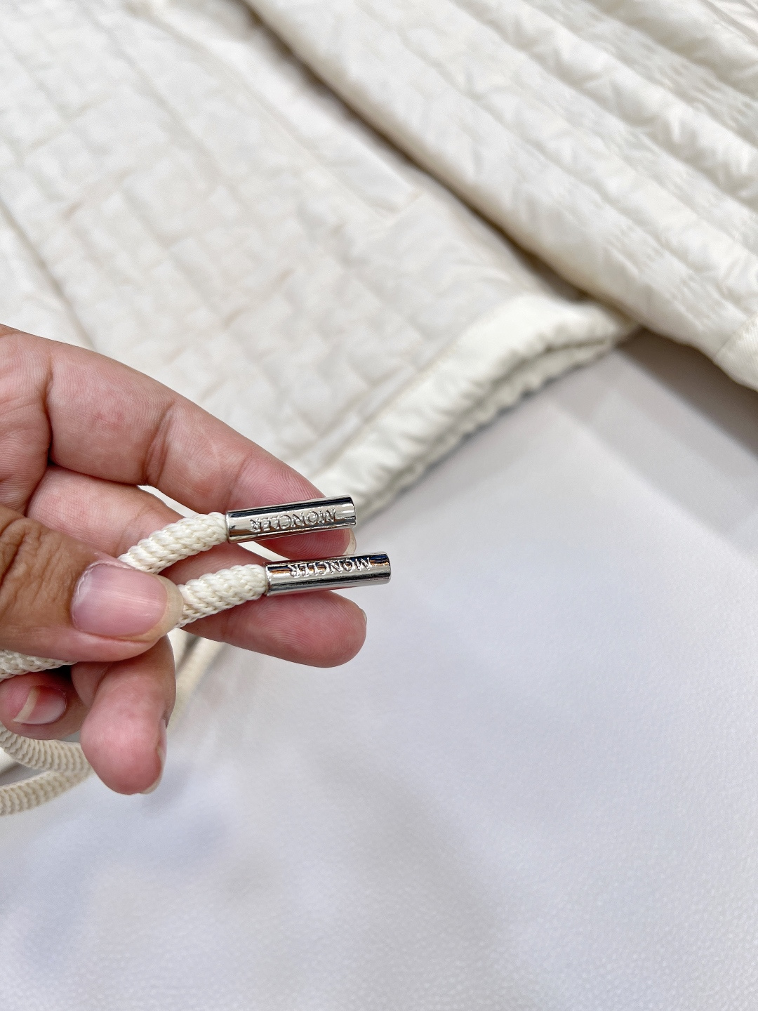 🆕Moncler2025SS新款菱格翻领薄款棉服，定制YB进口防风防水尼龙材质 其工艺还原 升级材质 提