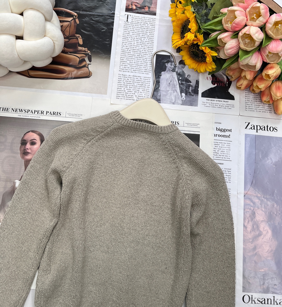 🆕 Acne Studios 25SS早秋新款爱心刺绣短款针织开衫，重工字母刺绣工艺 高级奢华 定制字母