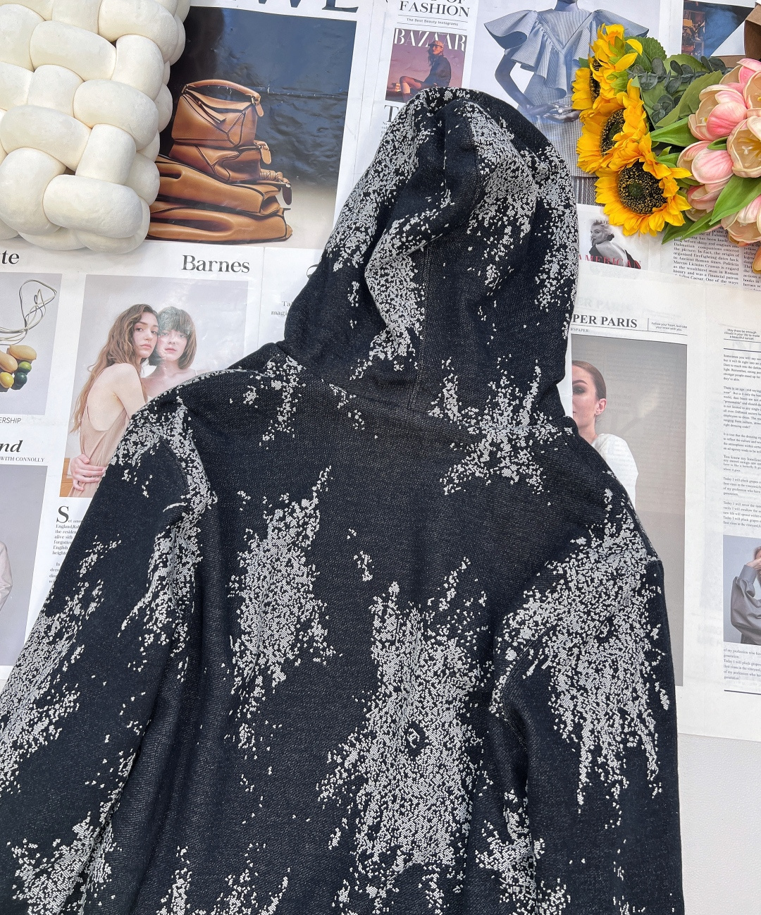 🆕Chanel新款连帽钩花加绒外套，定制YB原生全棉材质 柔软亲肤 久洗不易变形起球 质感十足 连帽拉链