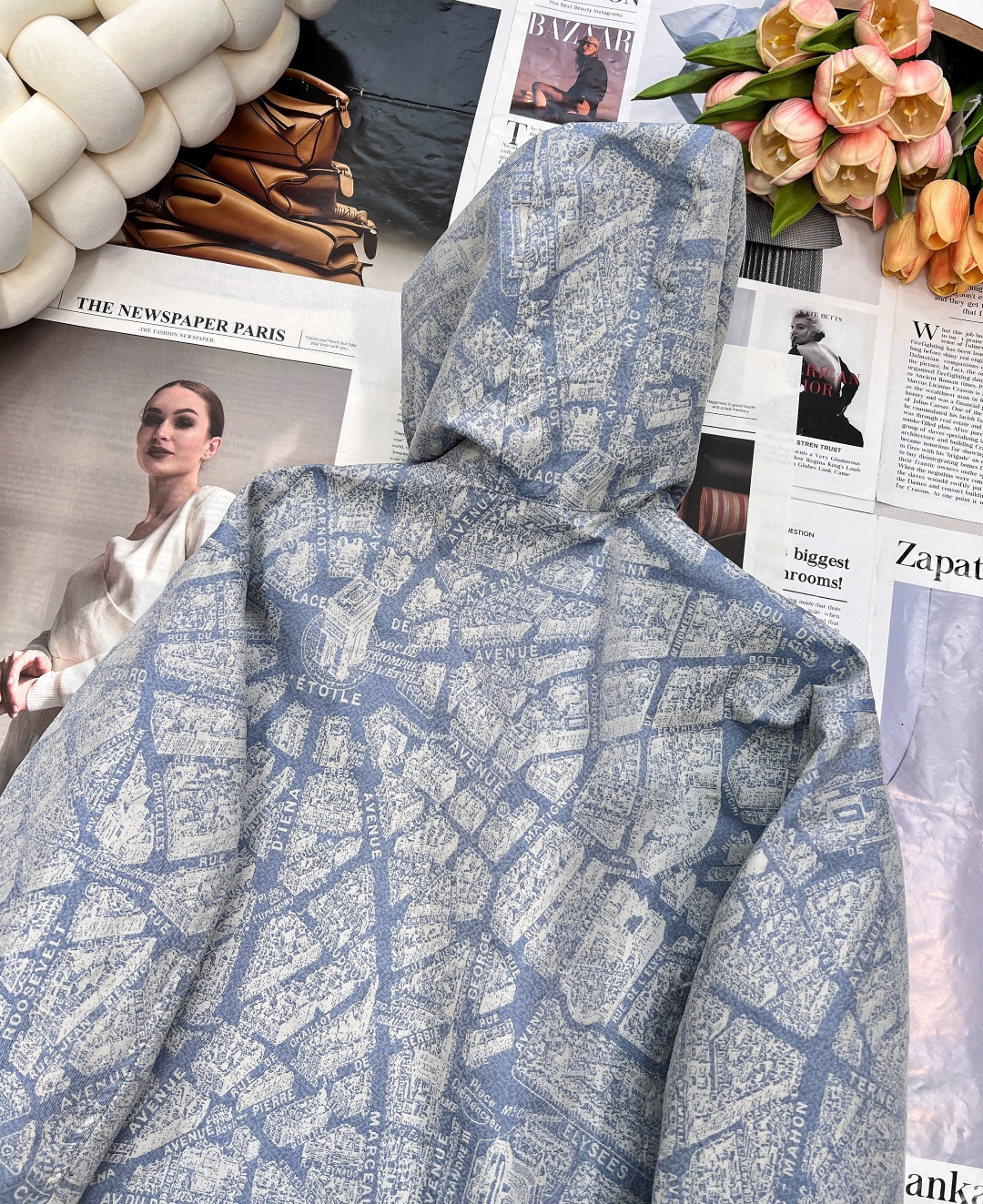 🆕DIOR 新款提花面料连帽夹克冲锋衣外套💫绝对是本系列中最爆的款 没有之一！宽松夹克版型帅气又拉风 ！