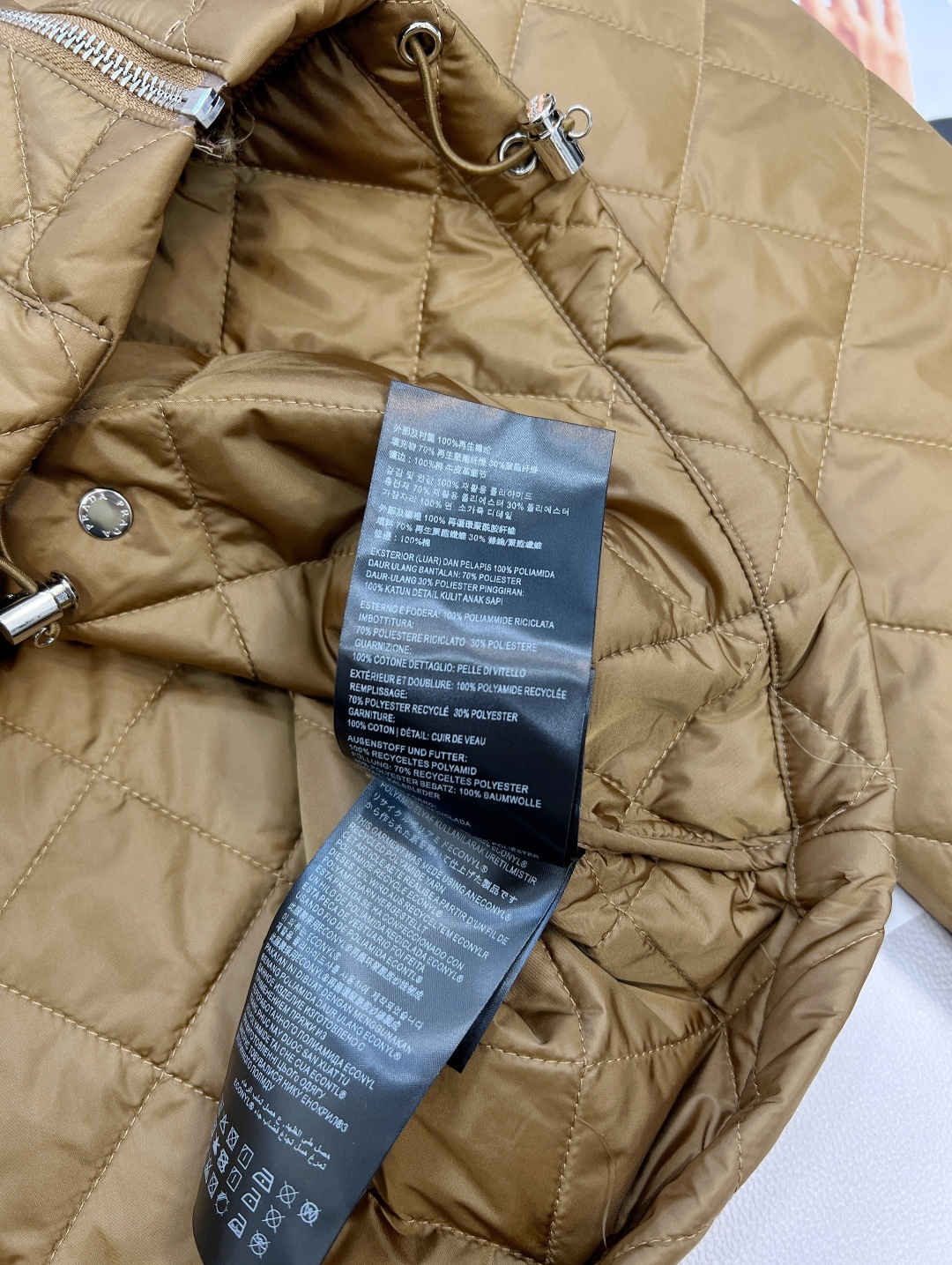 🆕PRADA菱格圆领羽绒棉服，定制YB进口防风防水尼龙材质 其工艺还原 升级材质 提升秋冬御寒功能 羽绒