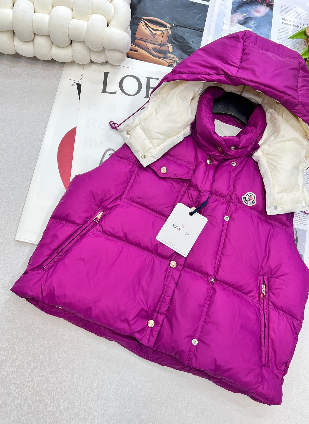 🆕Moncler25Fw早秋新款可拆卸连帽立领羽绒马甲丨⚠独家yb开发！高版出品！白鹅绒填充内里 整件轻