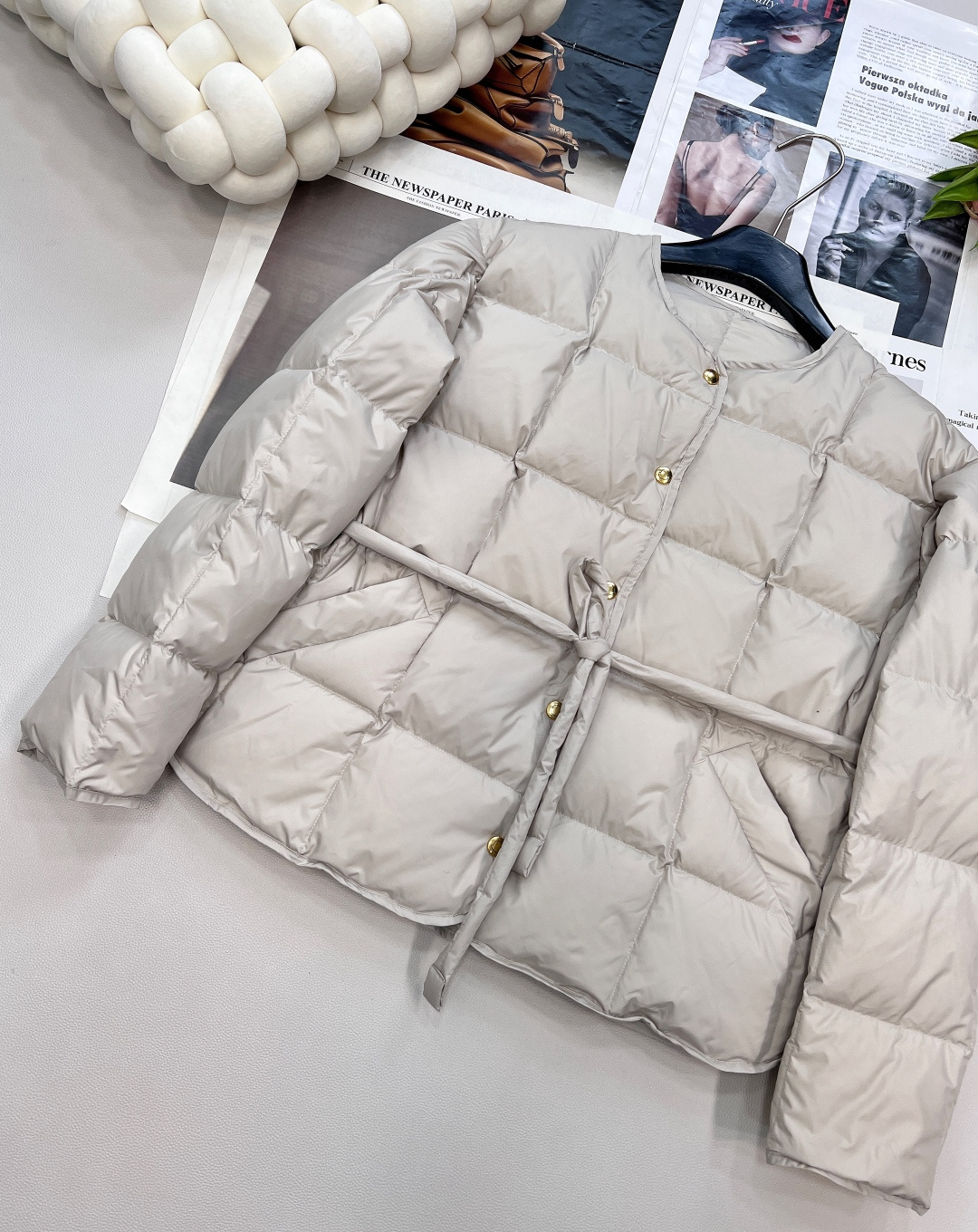 🆕Moncler 25Fw秋冬新款绑结腰带夹克羽绒服外套丨⚠独家yb开发！高版出品！白鹅绒填充内里 整件