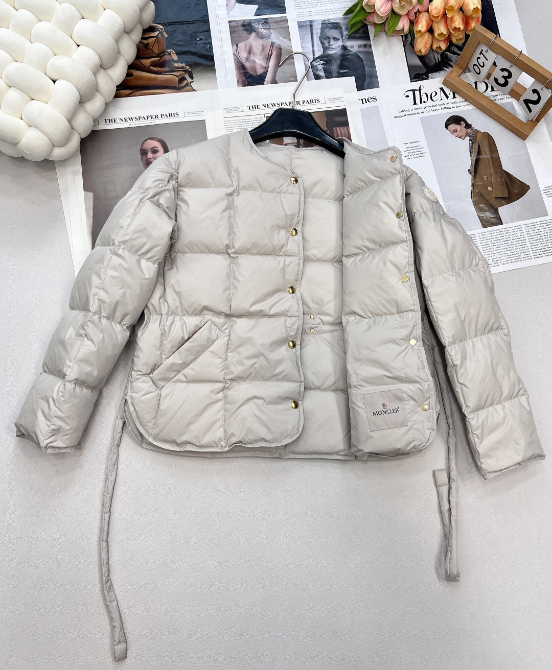 🆕Moncler 25Fw秋冬新款绑结腰带夹克羽绒服外套丨⚠独家yb开发！高版出品！白鹅绒填充内里 整件