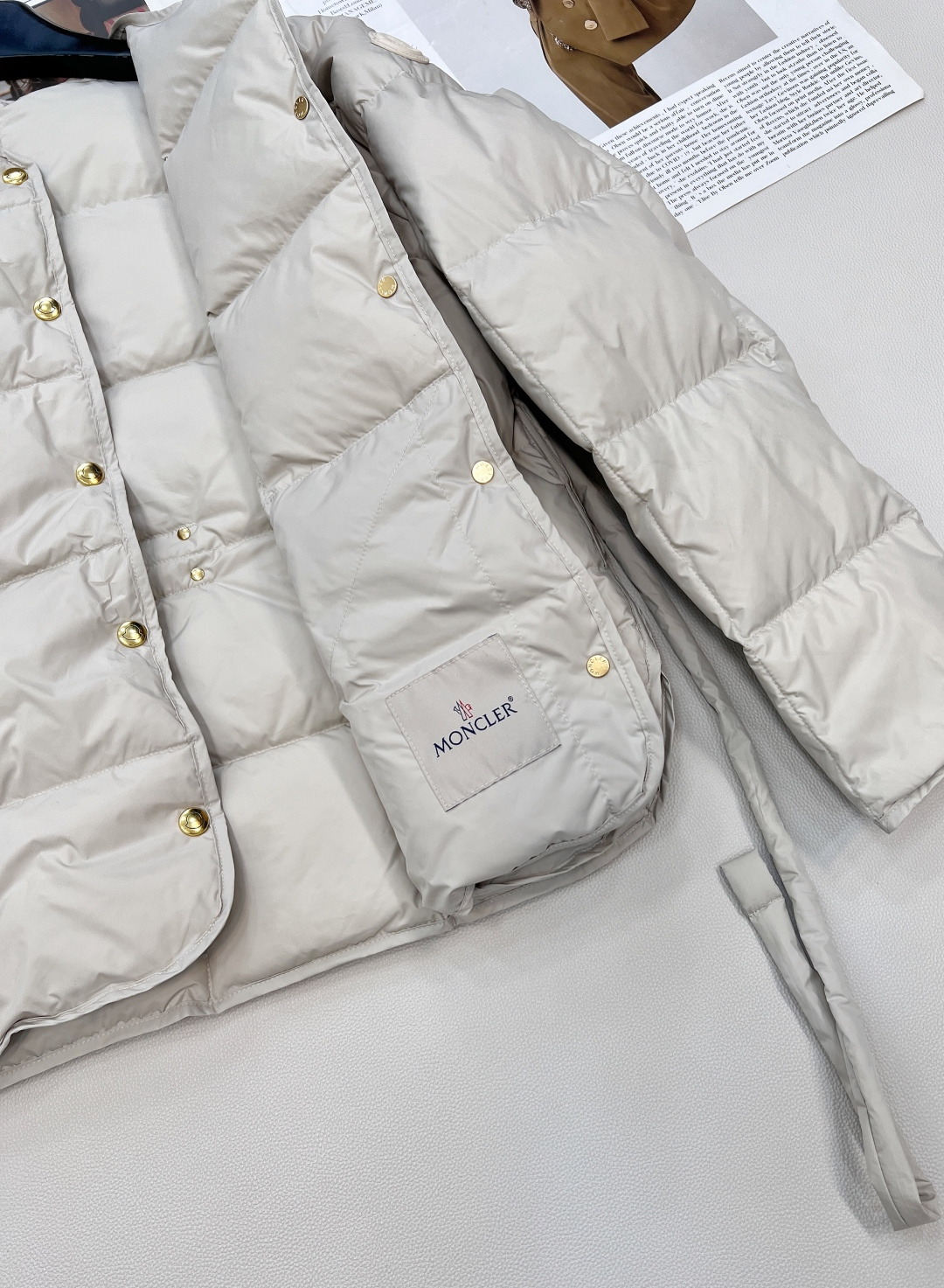 🆕Moncler 25Fw秋冬新款绑结腰带夹克羽绒服外套丨⚠独家yb开发！高版出品！白鹅绒填充内里 整件