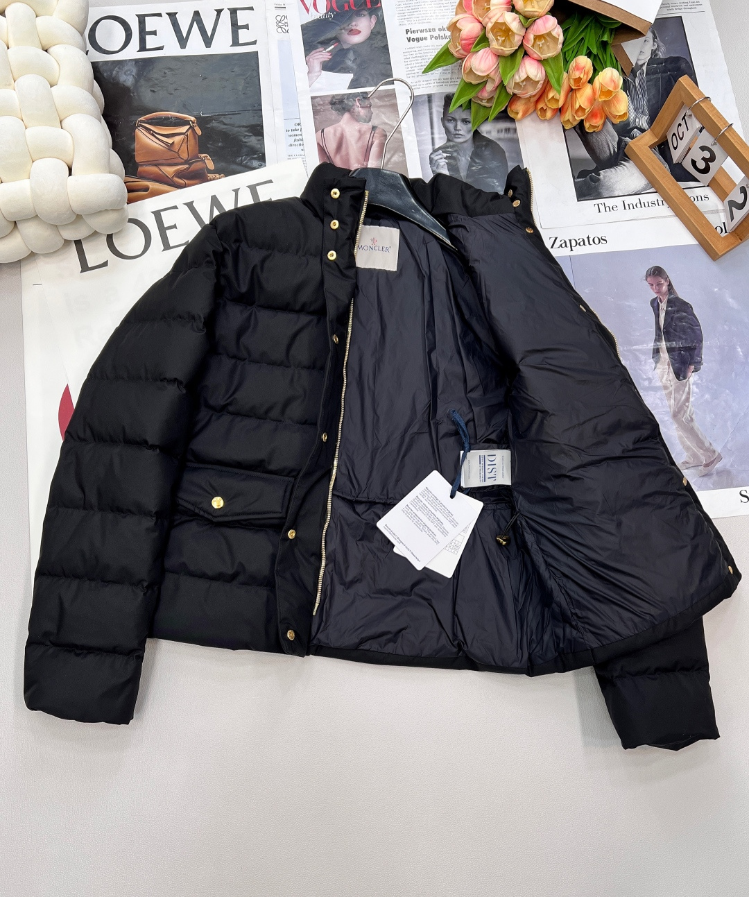 🆕Moncler2025新款立翻领羽绒棉服外套，定制YB进口防风环保再生尼龙材质 其工艺还原 升级材质 