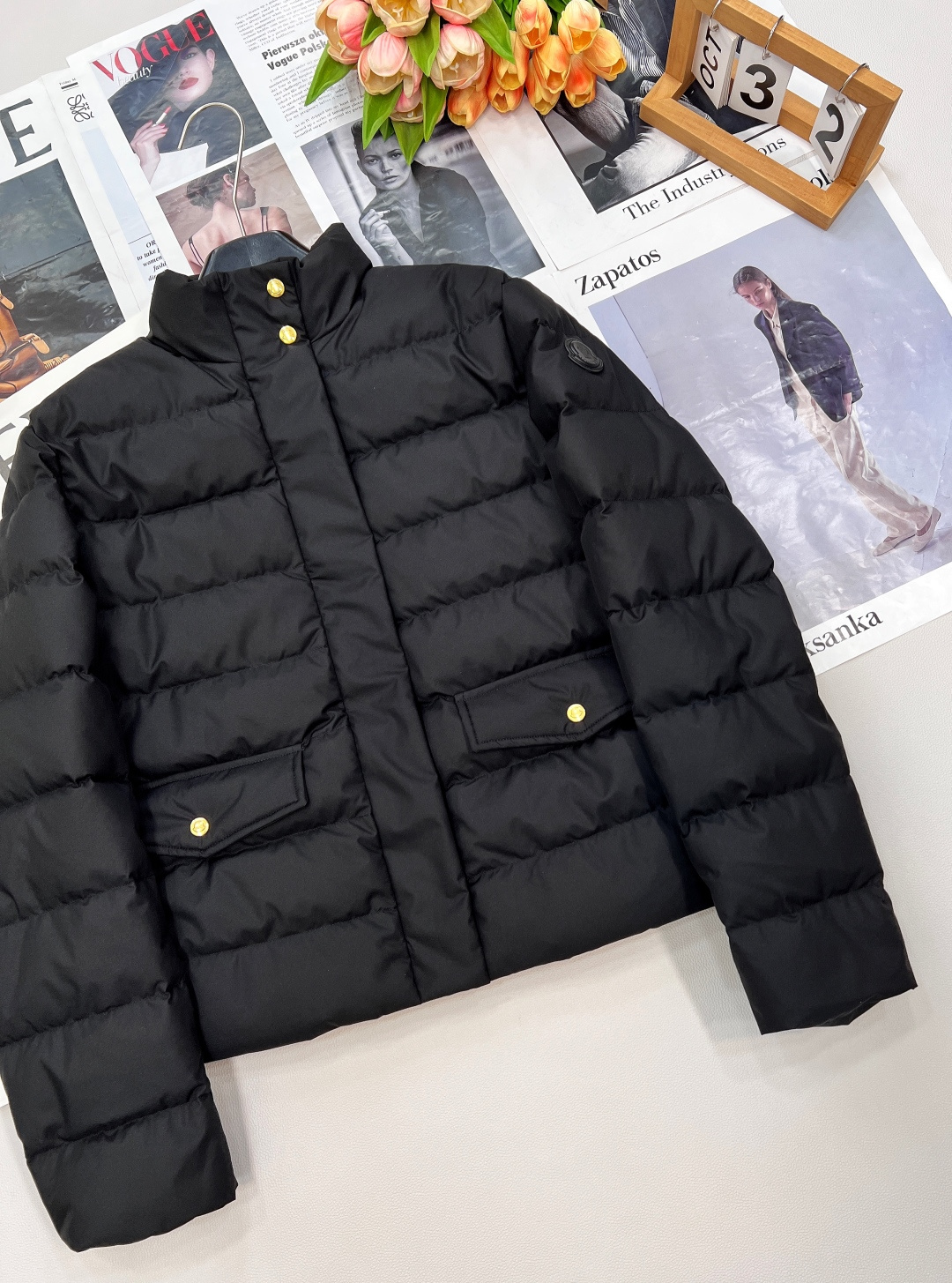 🆕Moncler2025新款立翻领羽绒棉服外套，定制YB进口防风环保再生尼龙材质 其工艺还原 升级材质 