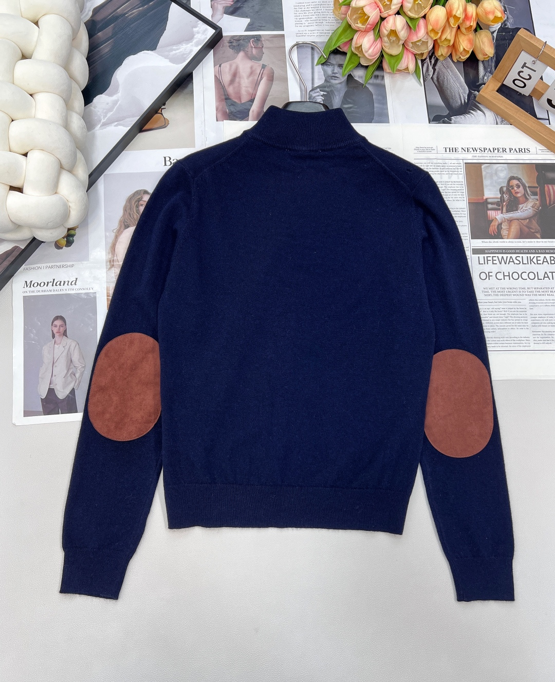 🆕Miumiu25Fw秋冬新款徽标半拉链羊毛针织毛衣丨⚠独家yb开发！高版出品！采用💯%山羊毛面料，手肘