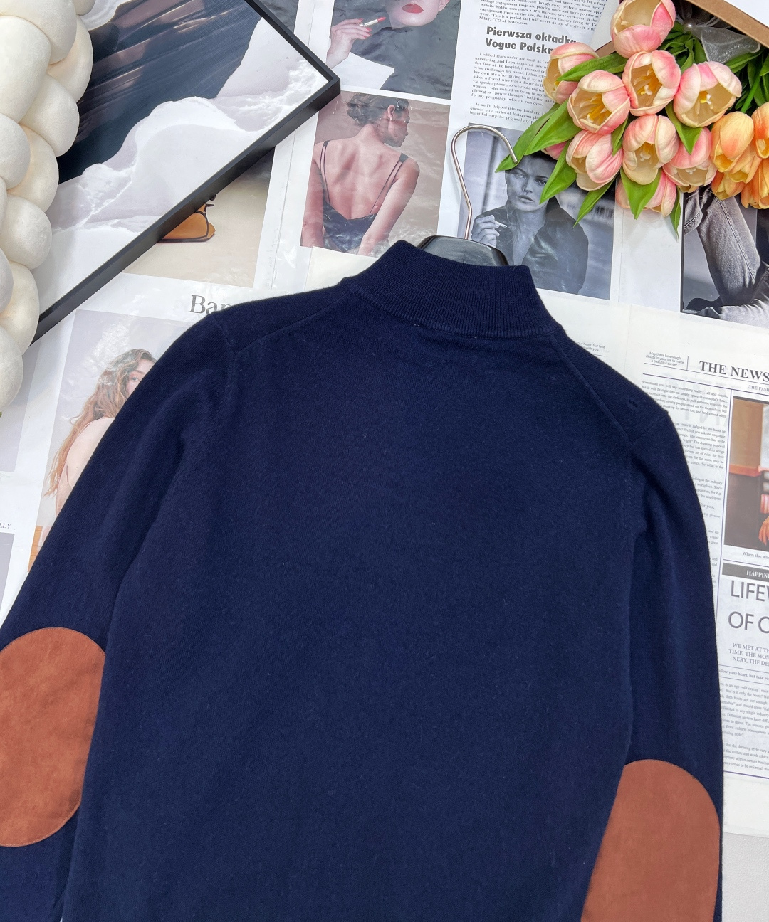 🆕Miumiu25Fw秋冬新款徽标半拉链羊毛针织毛衣丨⚠独家yb开发！高版出品！采用💯%山羊毛面料，手肘