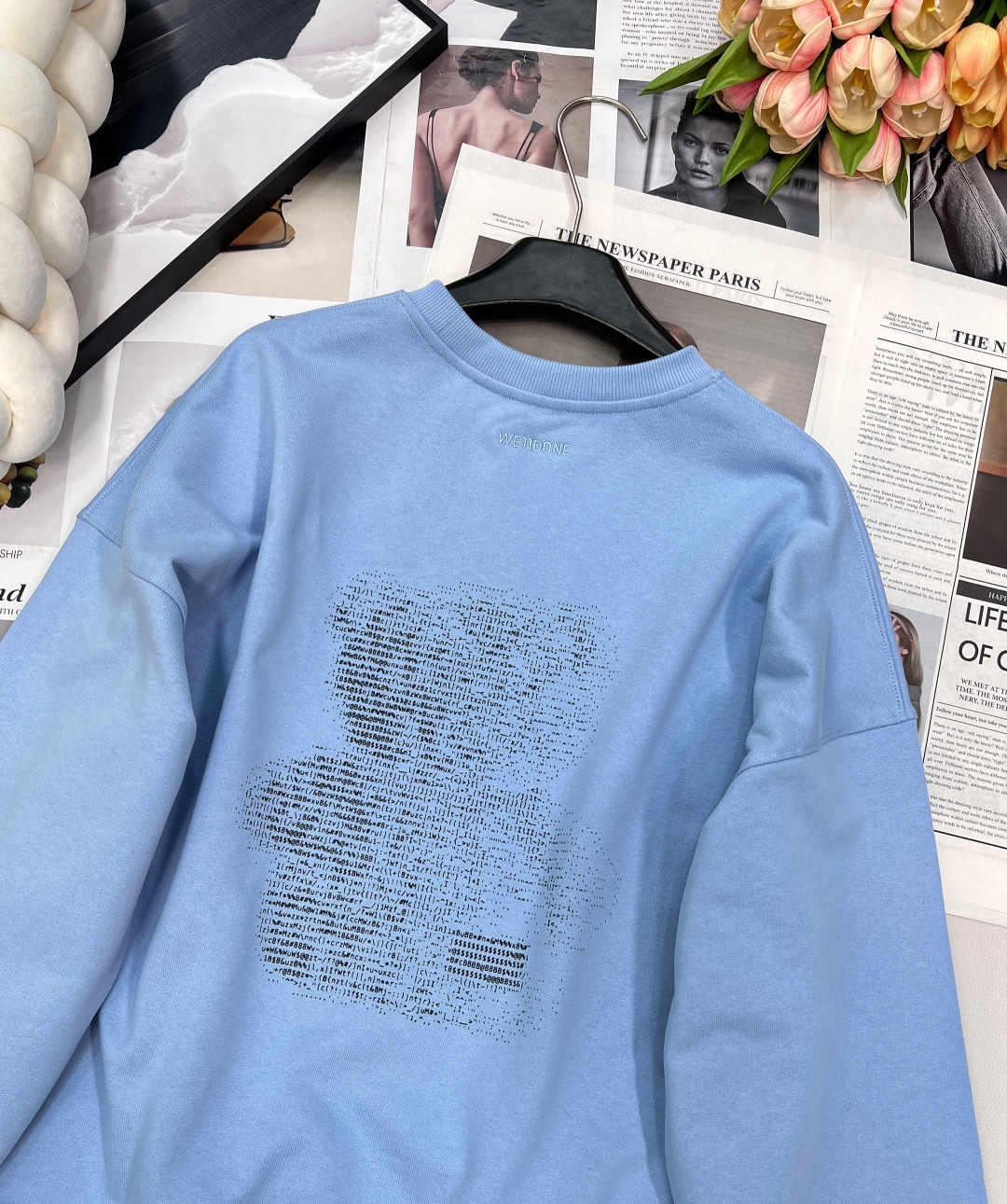 🆕We11done 2025FW小熊卫衣🐌 omg 贼啦洋气的断货王来啦😍潮流的插肩袖设计 慵懒随意 简