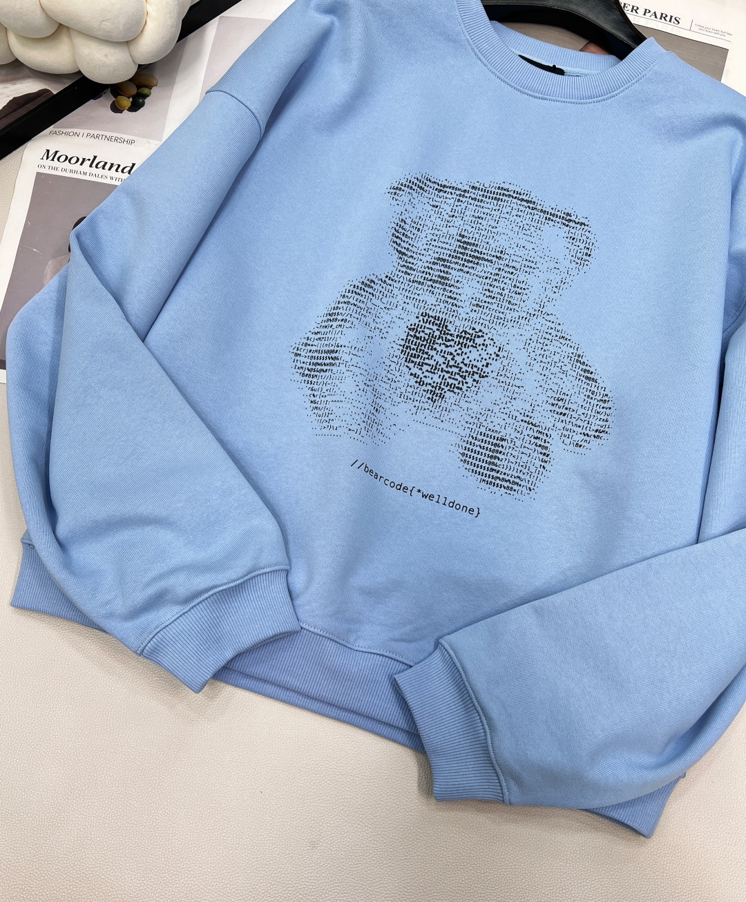 🆕We11done 2025FW小熊卫衣🐌 omg 贼啦洋气的断货王来啦😍潮流的插肩袖设计 慵懒随意 简