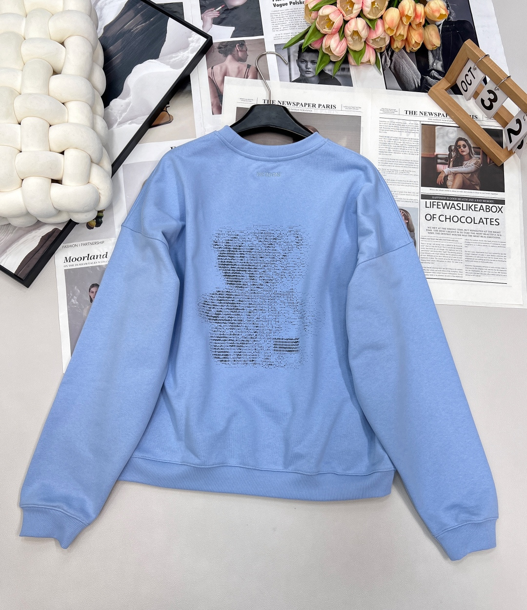 🆕We11done 2025FW小熊卫衣🐌 omg 贼啦洋气的断货王来啦😍潮流的插肩袖设计 慵懒随意 简